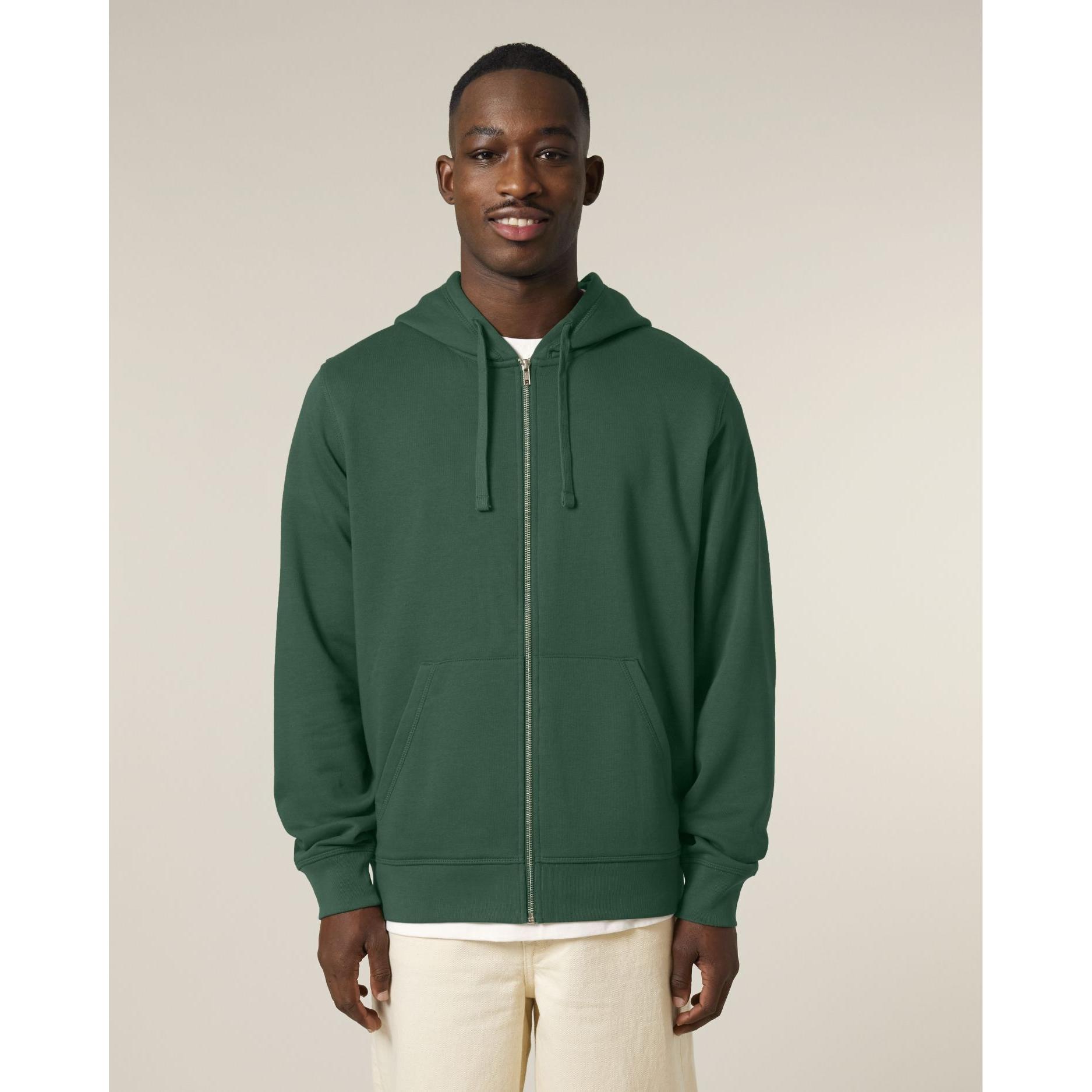 Hanorac cu fermoar unisex Mixer Bottle Green L