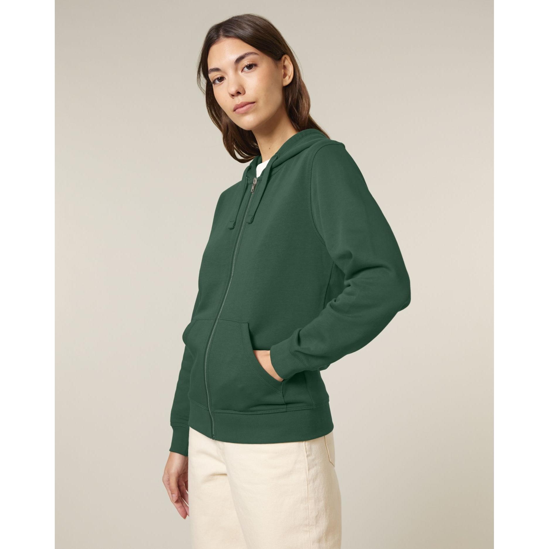 Hanorac cu fermoar unisex Mixer Bottle Green L