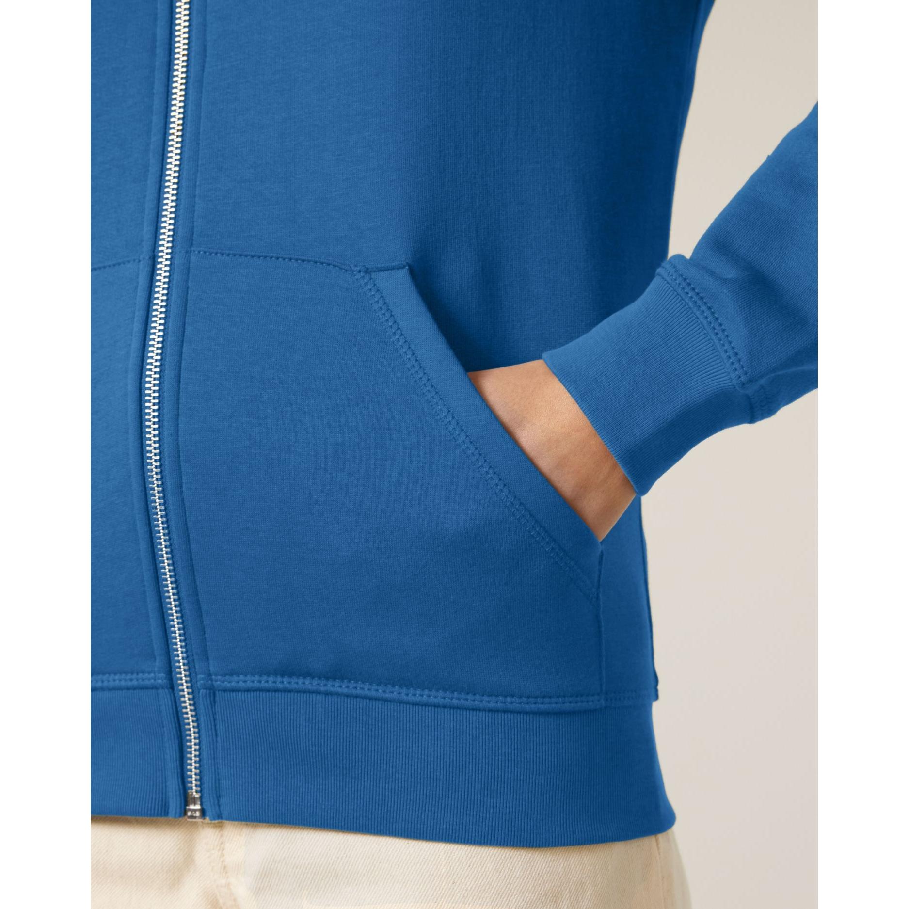 Hanorac cu fermoar unisex Mixer Royal Blue L