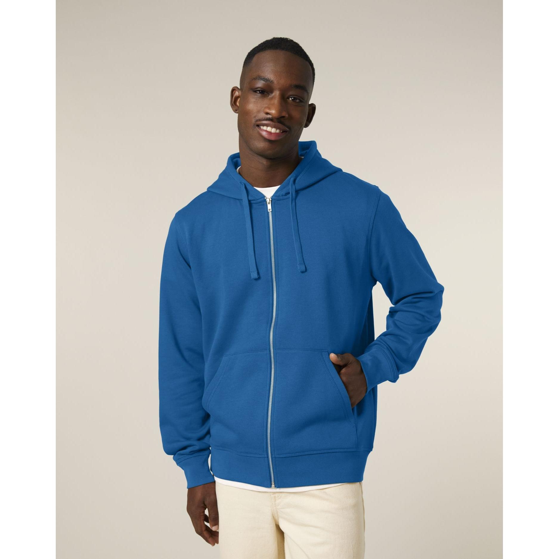 Hanorac cu fermoar unisex Mixer Royal Blue L