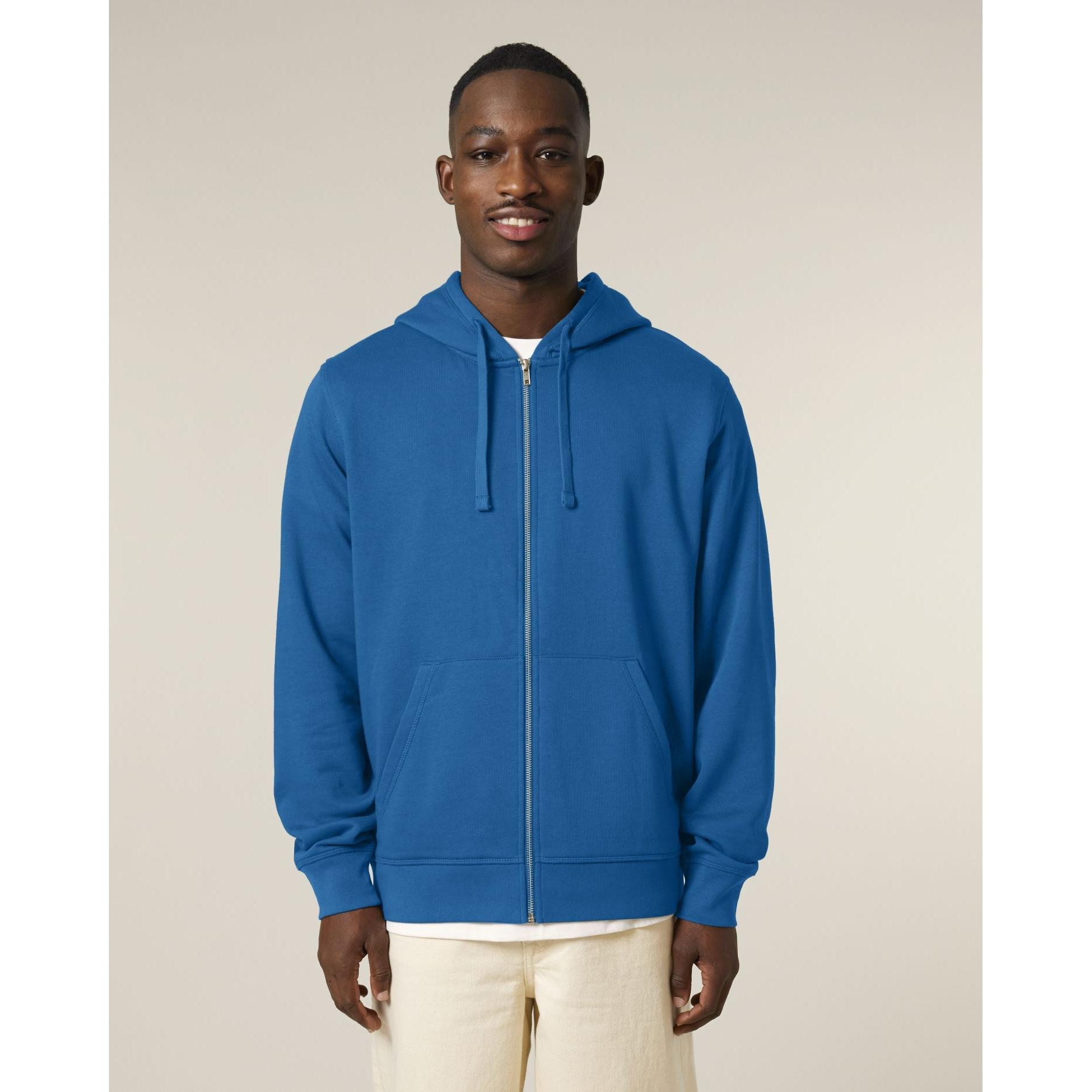 Hanorac cu fermoar unisex Mixer Royal Blue L