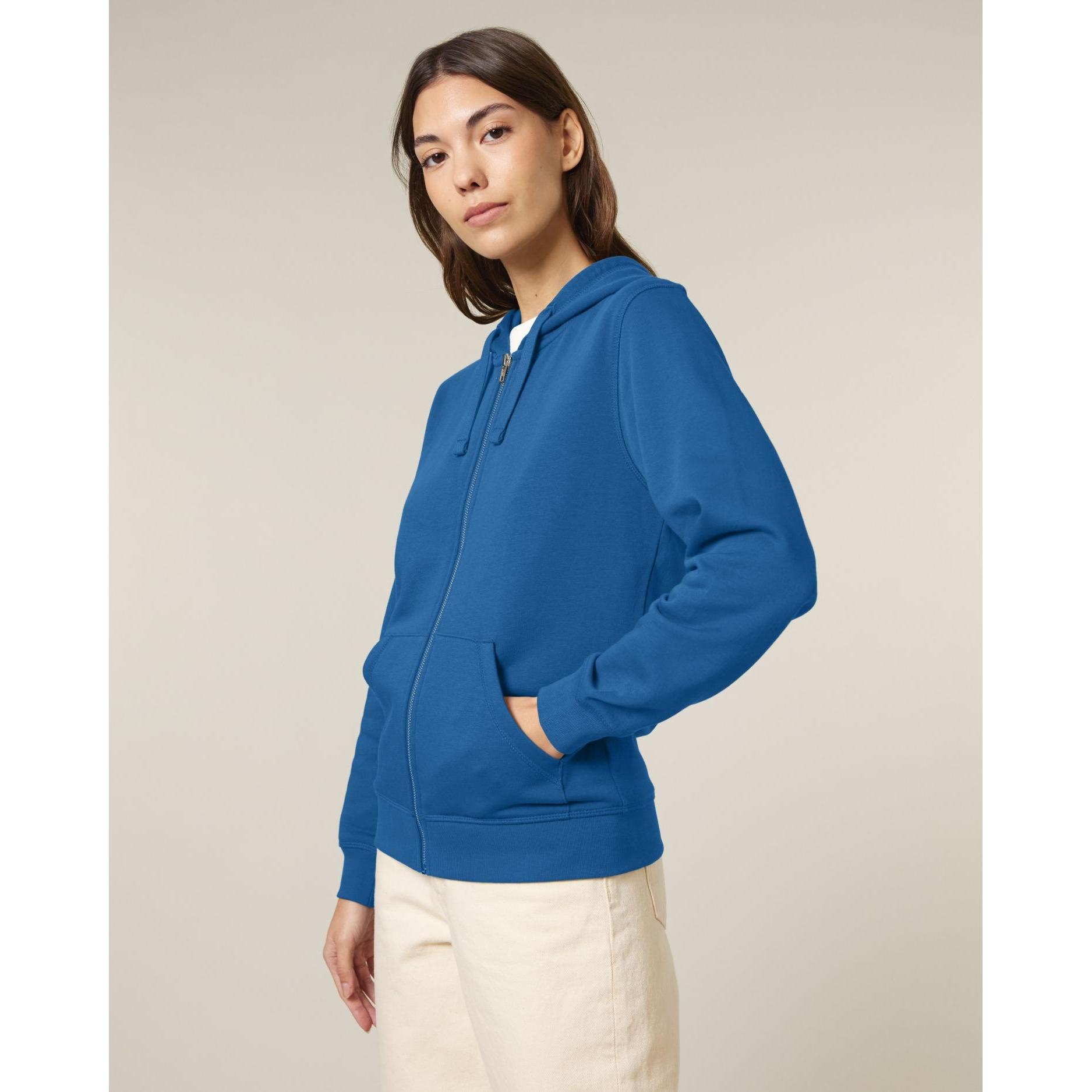 Hanorac cu fermoar unisex Mixer Royal Blue L