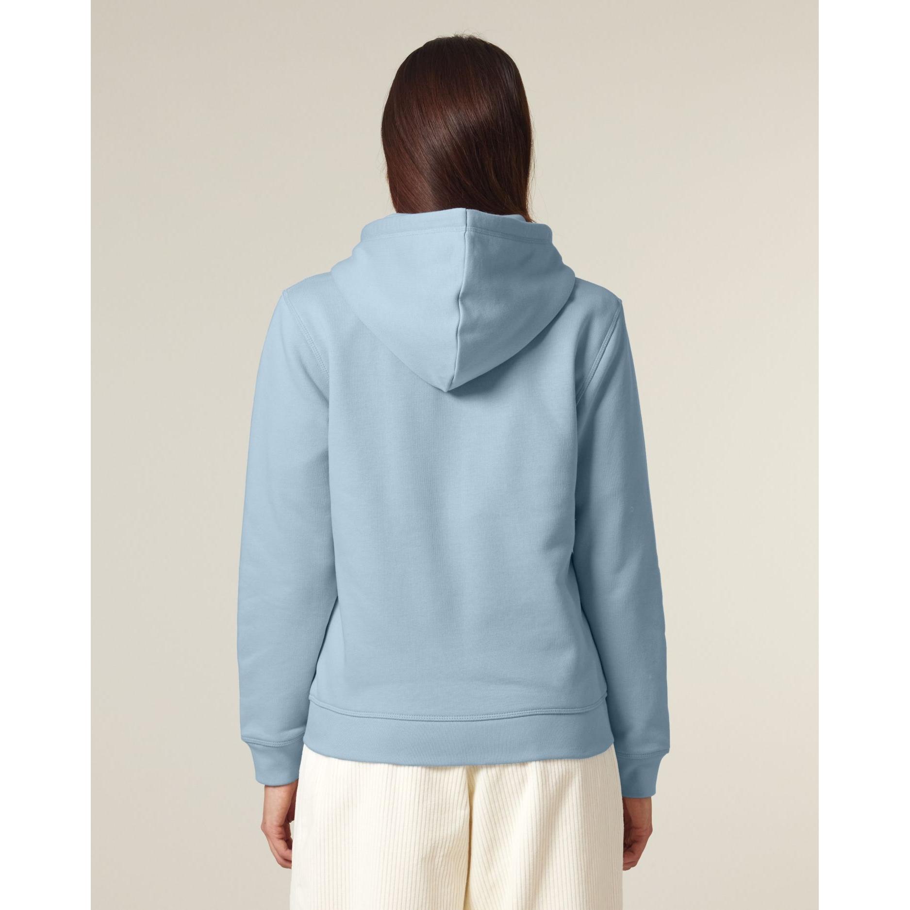 Hanorac cu fermoar unisex Mixer Sky blue L