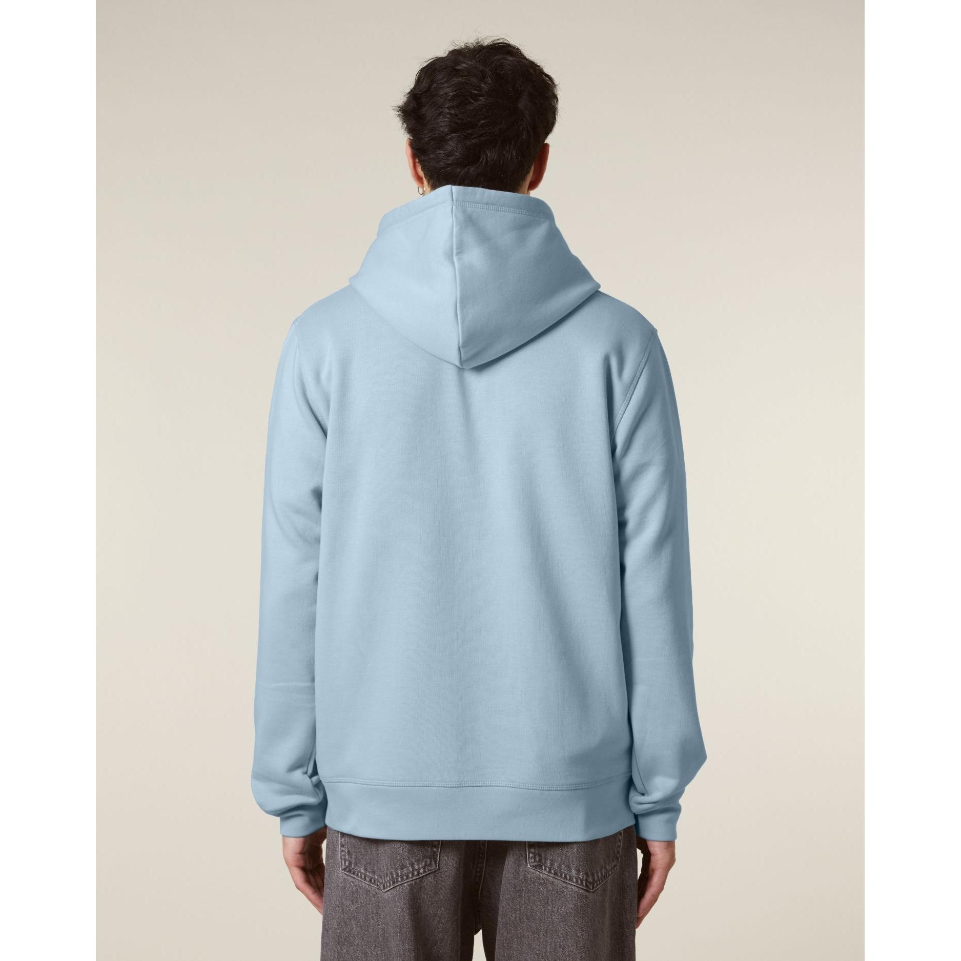 Hanorac cu fermoar unisex Mixer Sky blue L