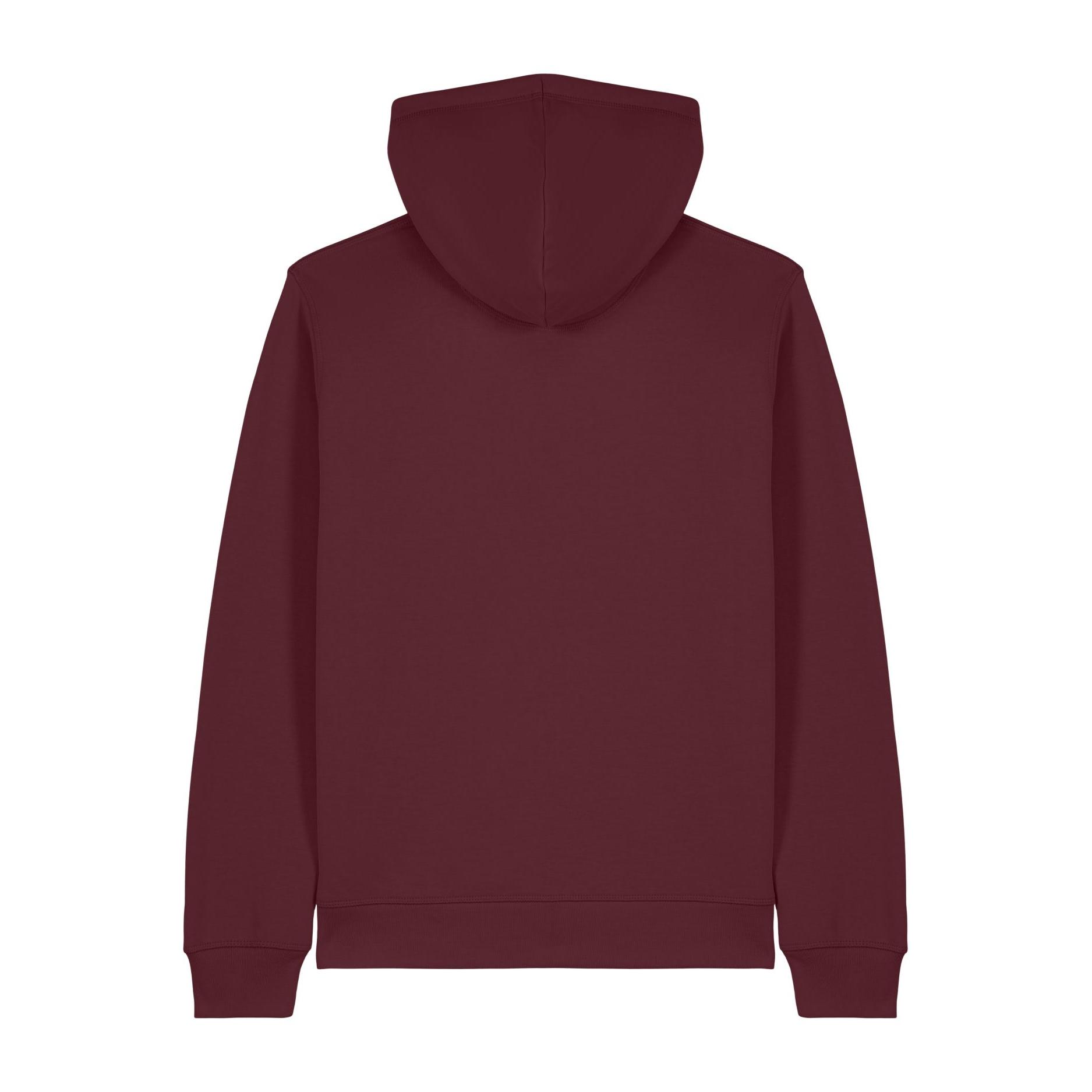 Hanorac cu fermoar unisex Mixer Burgundy 4XL