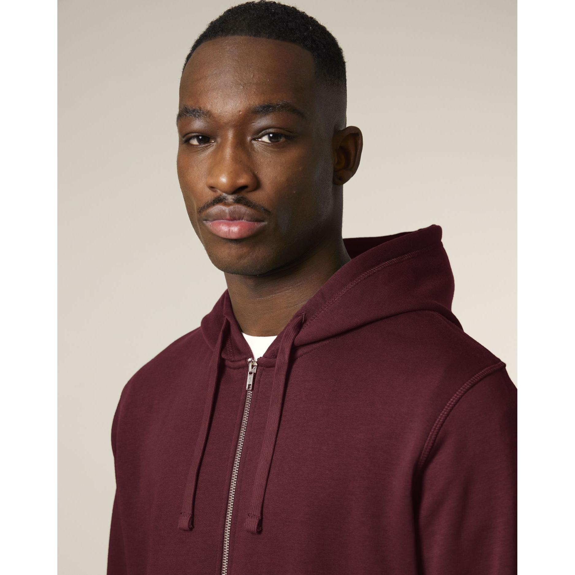 Hanorac cu fermoar unisex Mixer Burgundy L