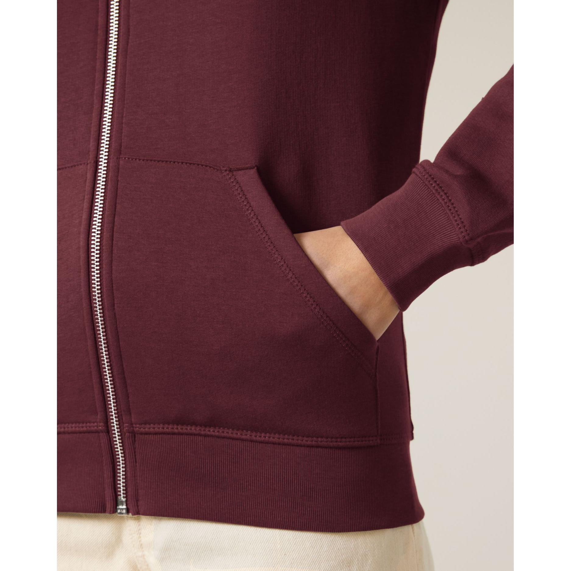 Hanorac cu fermoar unisex Mixer Burgundy L