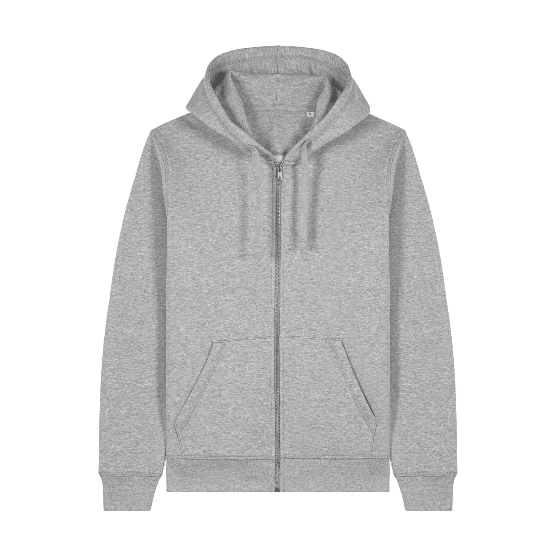 Hanorac cu fermoar unisex Mixer Heather Grey 4XL