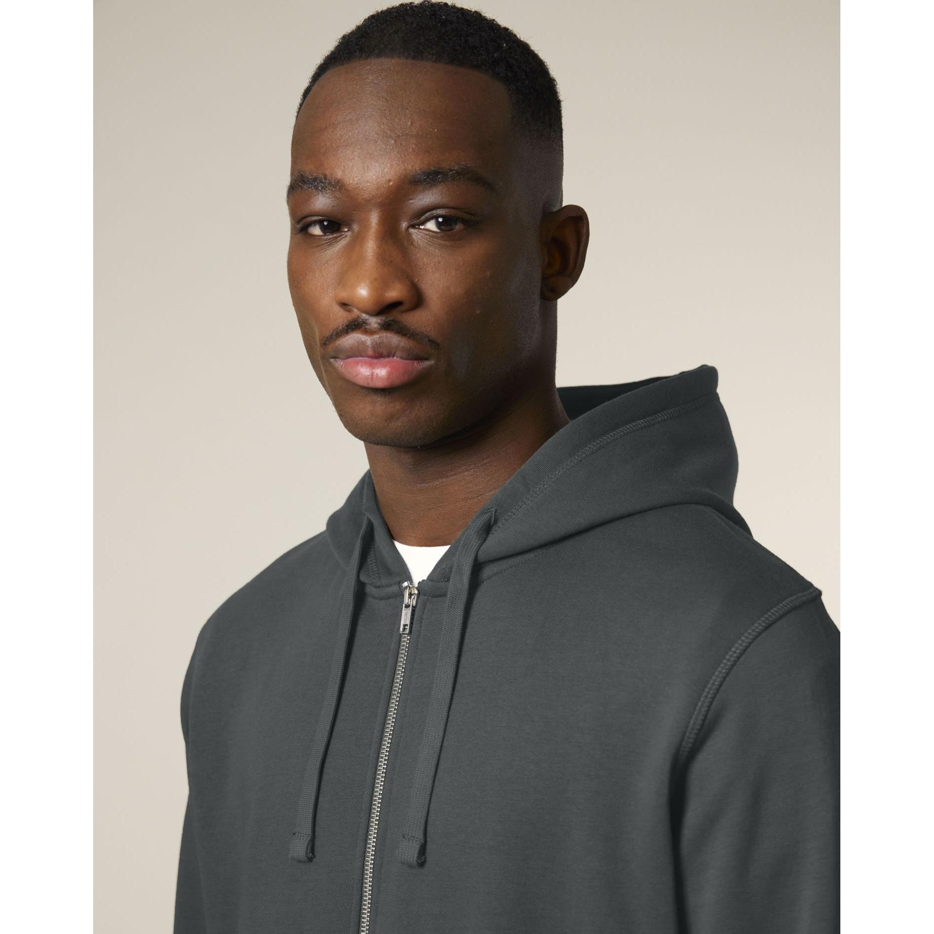 Hanorac cu fermoar unisex Mixer Anthracite S