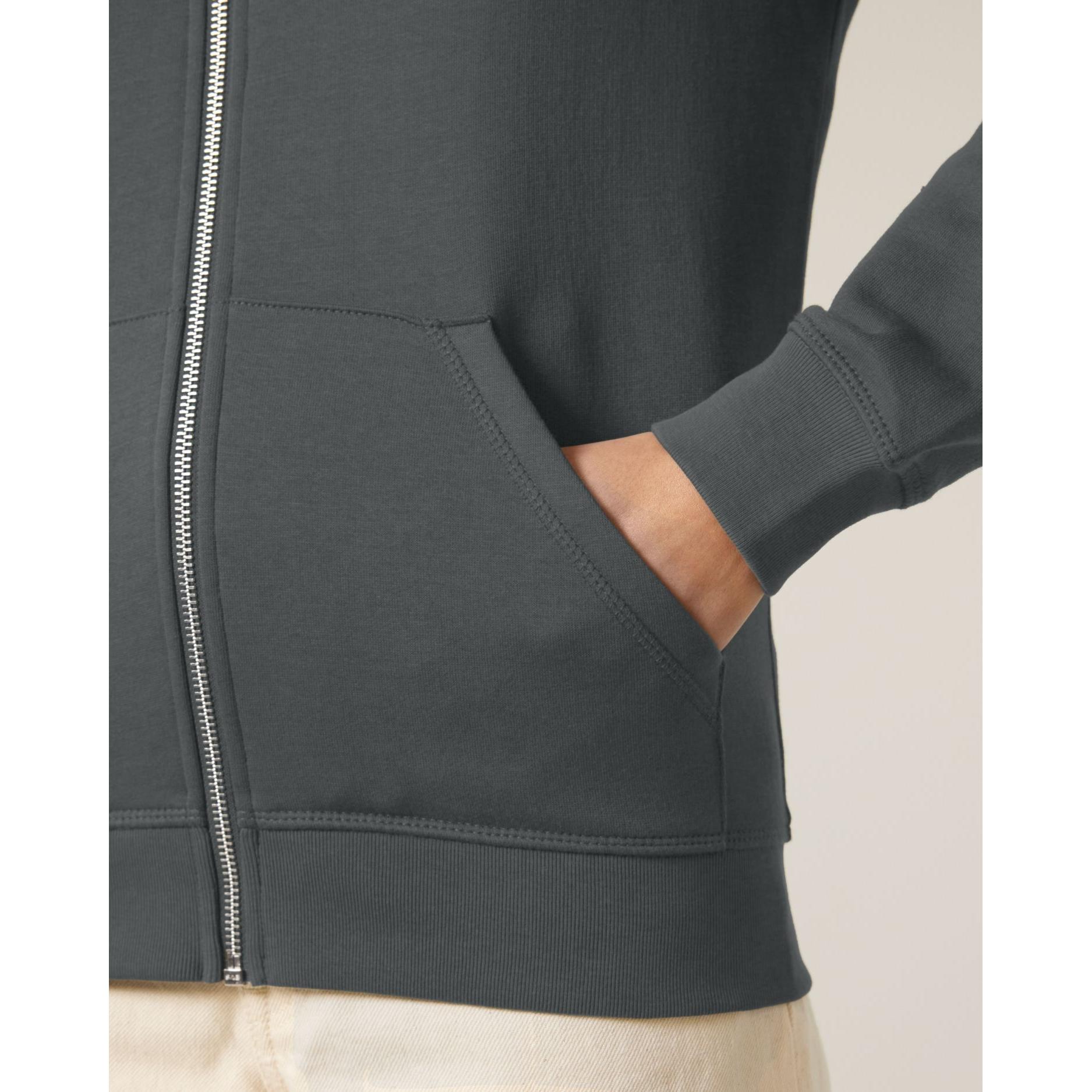 Hanorac cu fermoar unisex Mixer Anthracite S