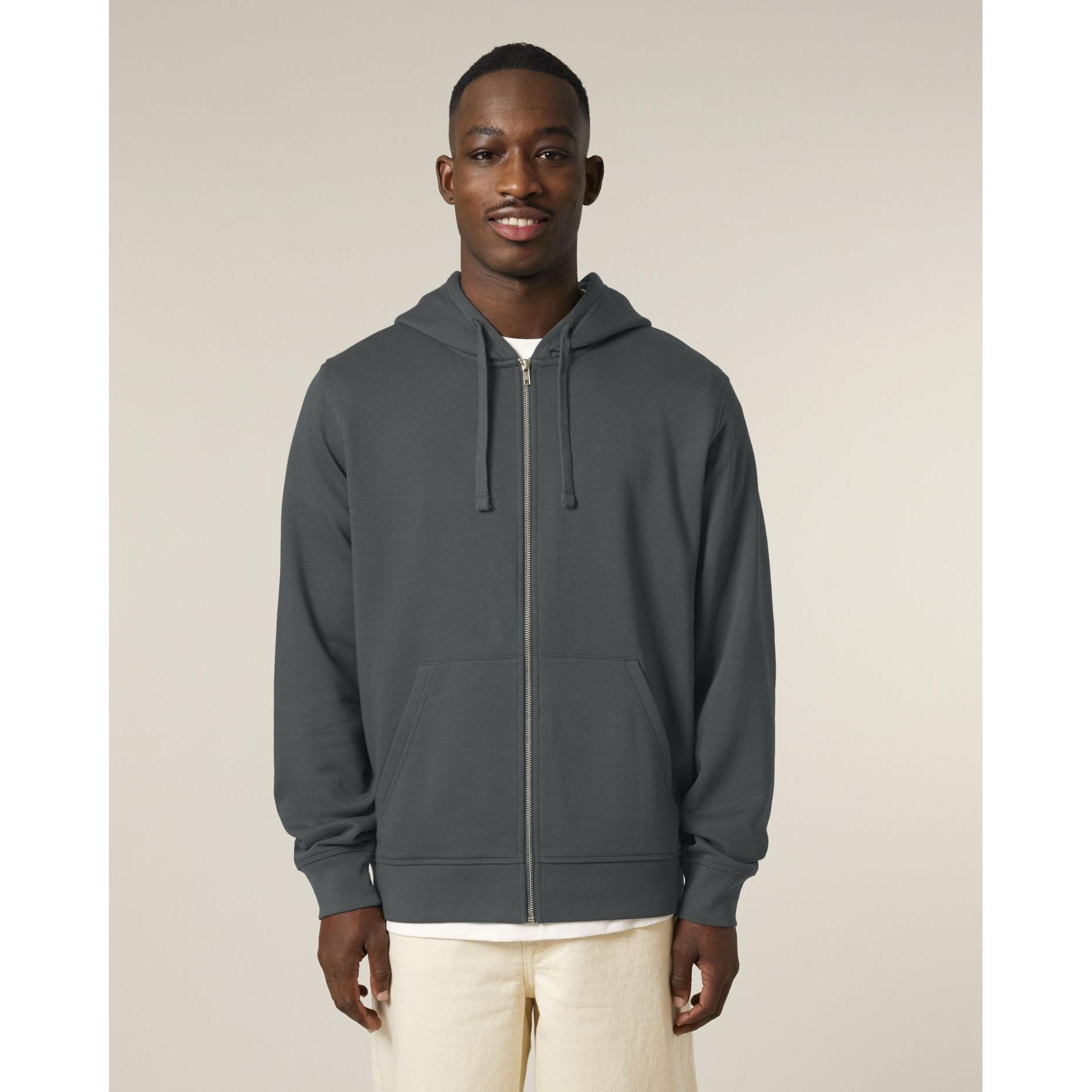 Hanorac cu fermoar unisex Mixer Anthracite S