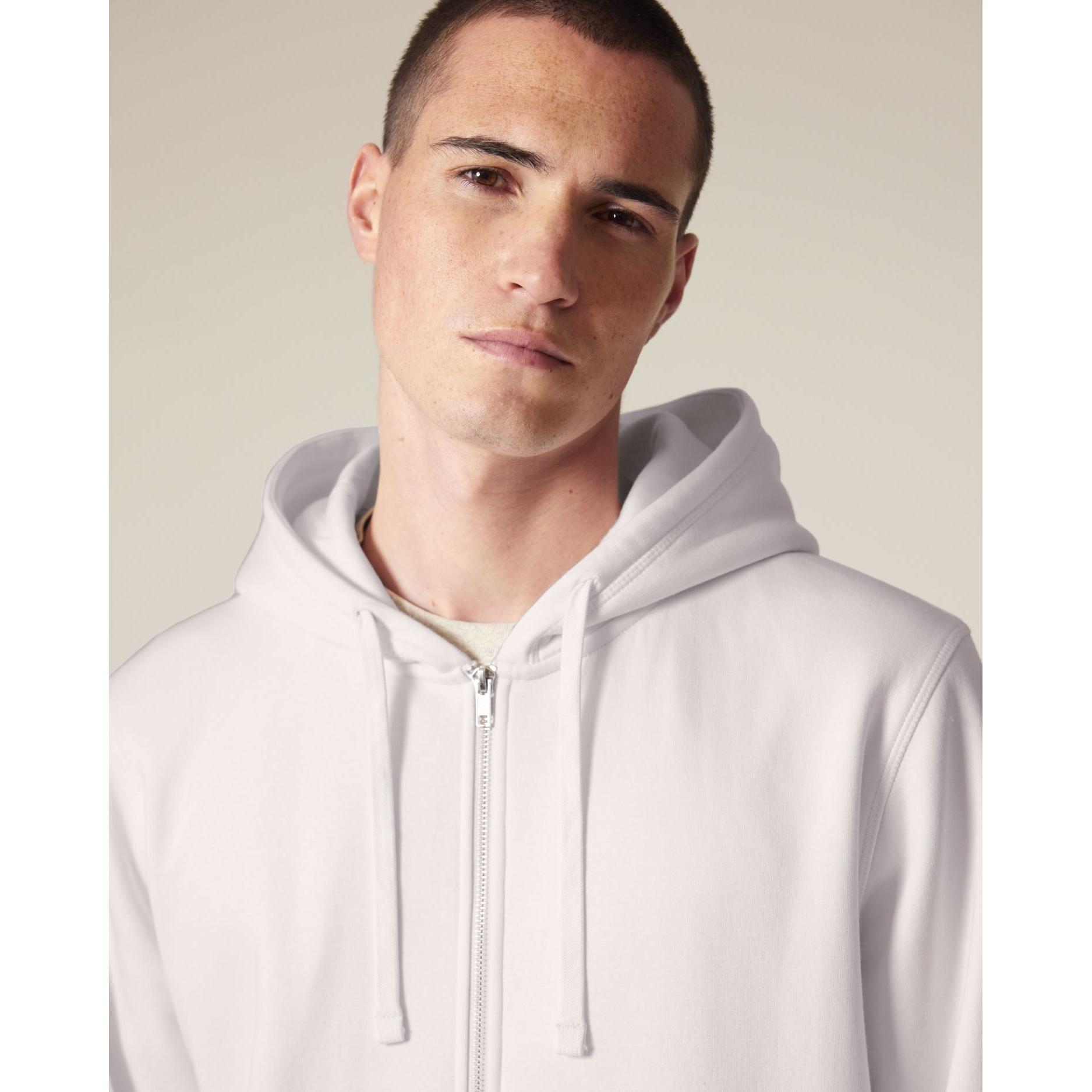 Hanorac cu fermoar unisex Mixer Vintage White M