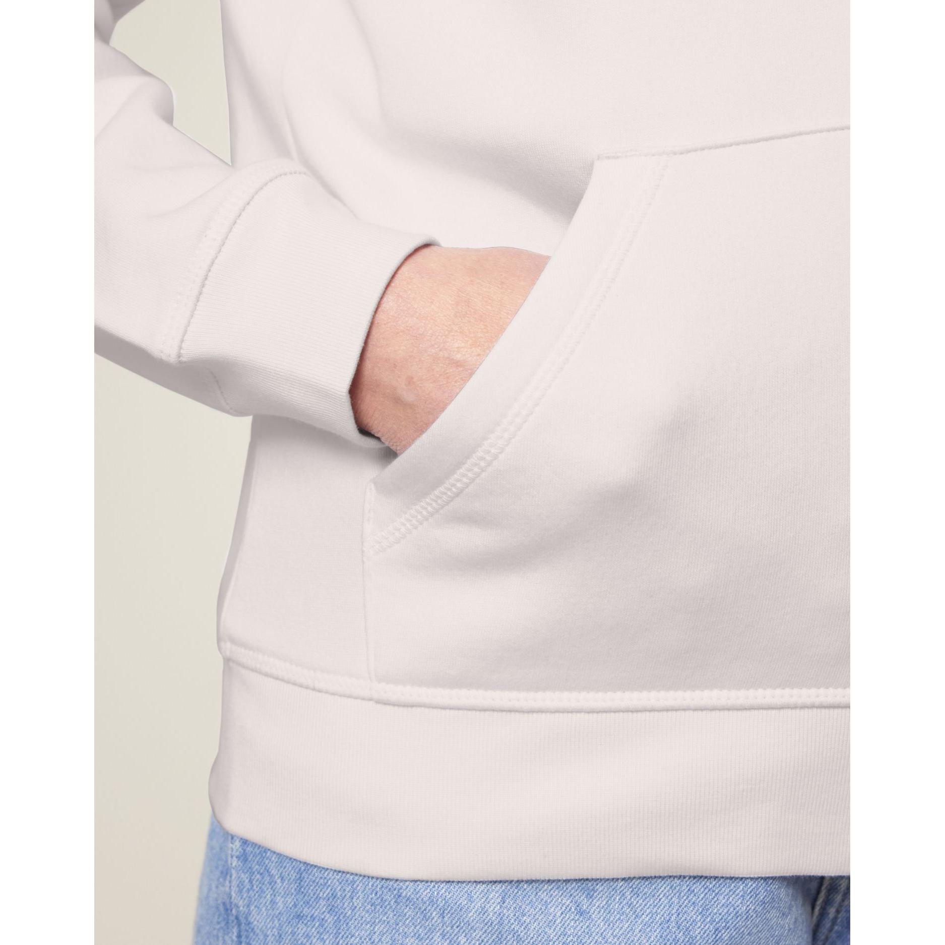 Hanorac cu fermoar unisex Mixer Vintage White M