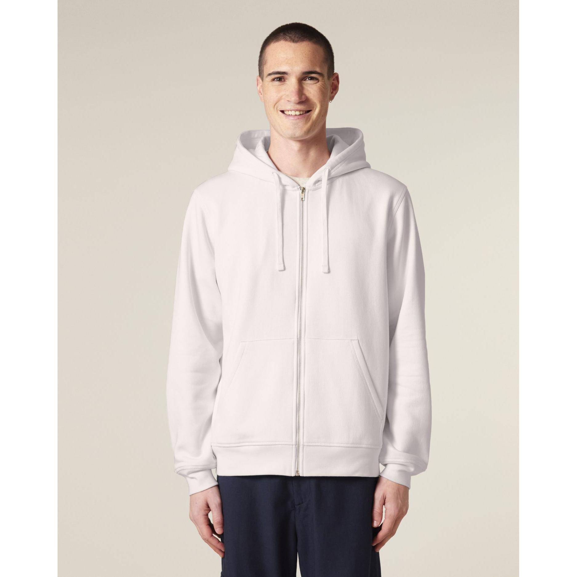 Hanorac cu fermoar unisex Mixer Vintage White M