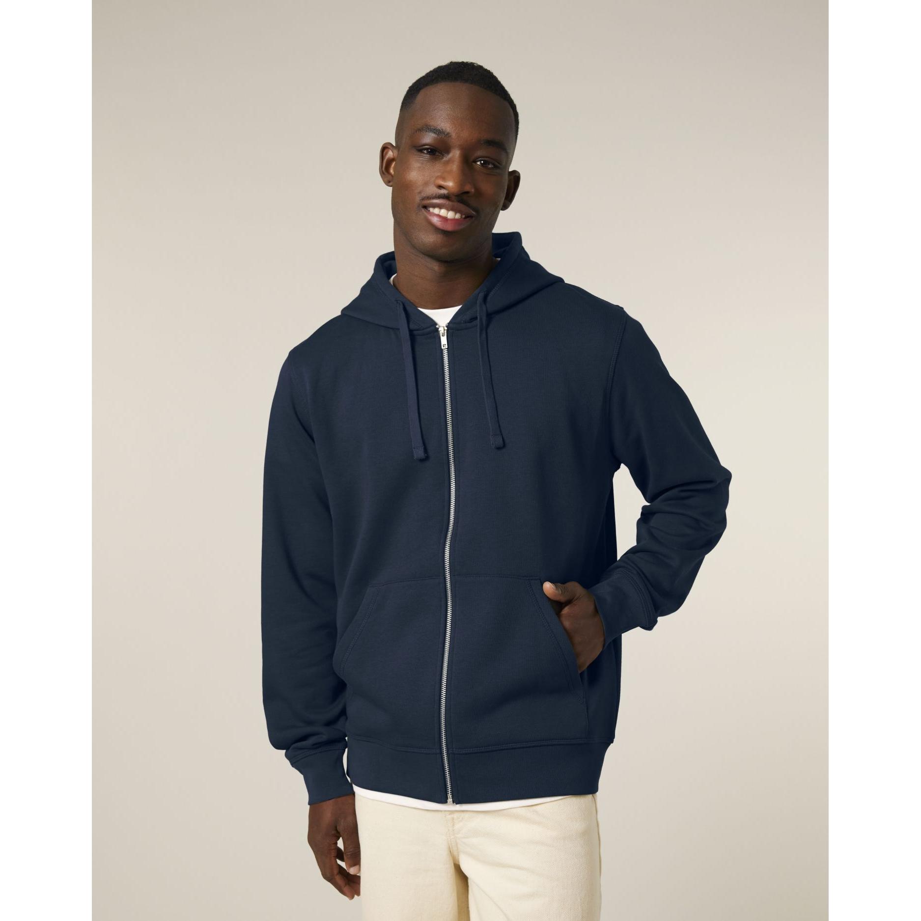 Hanorac cu fermoar unisex Mixer French Navy L