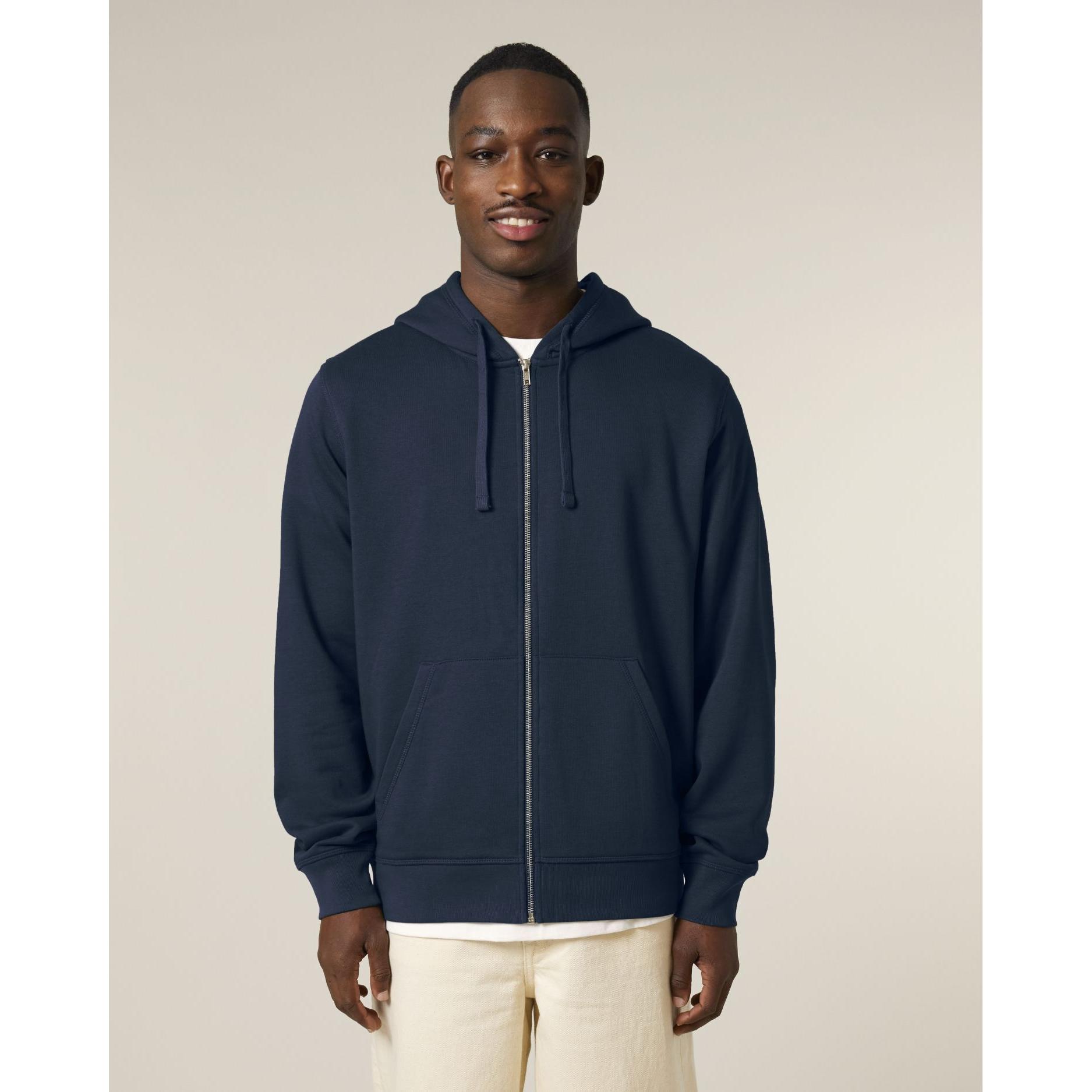 Hanorac cu fermoar unisex Mixer French Navy L