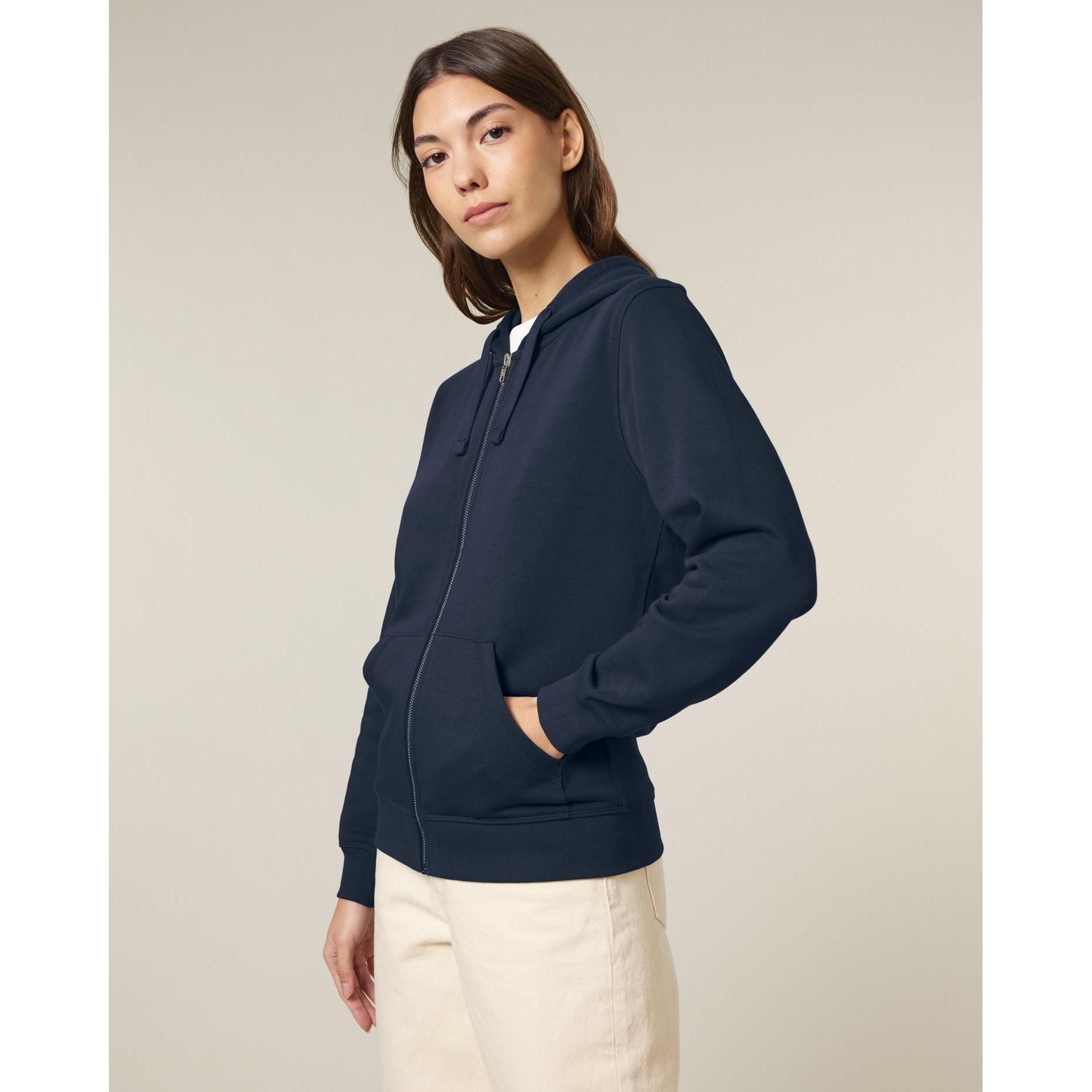 Hanorac cu fermoar unisex Mixer French Navy L