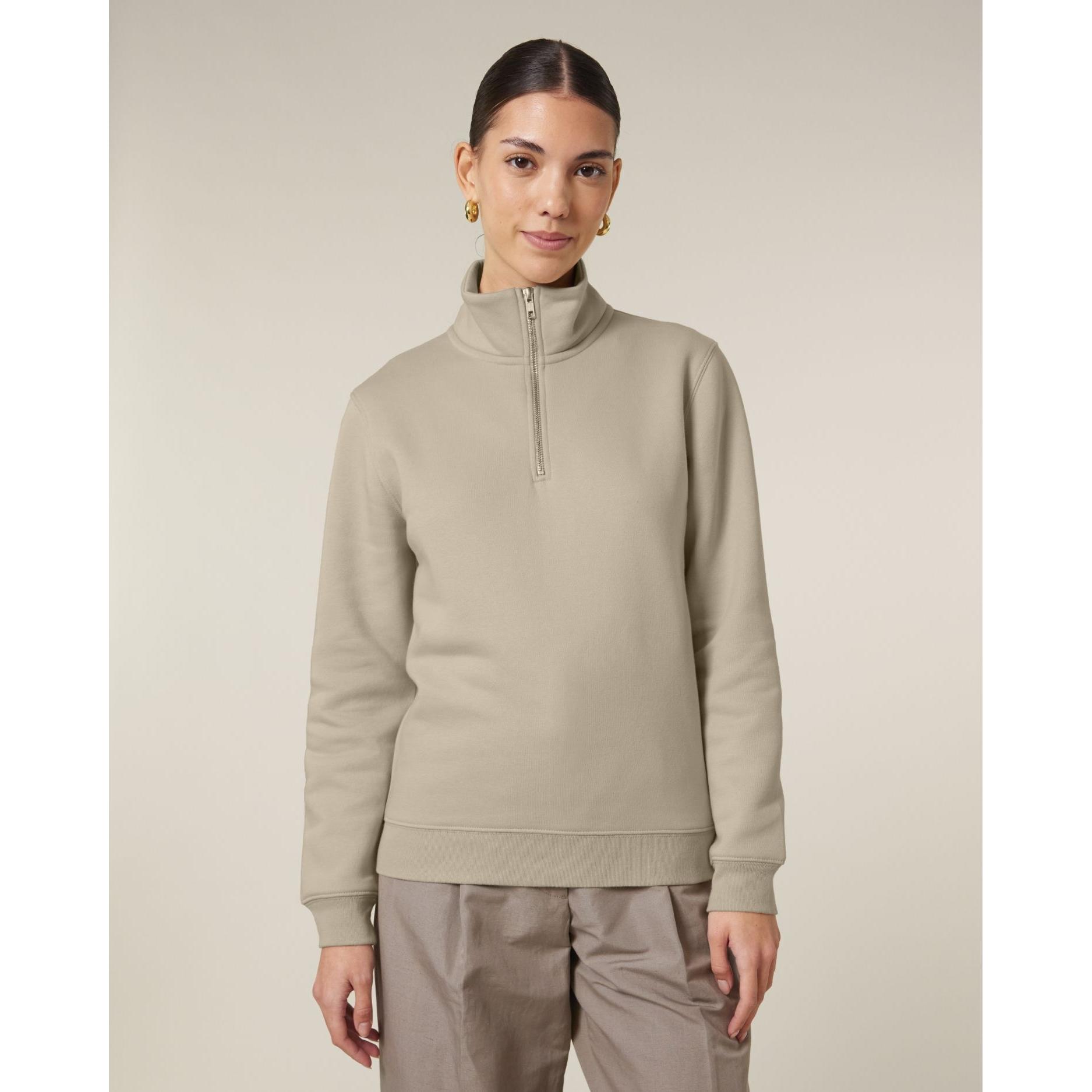 Bluză unisex cu fermoar 1/4 Trucker 2.0 Desert Dust XL