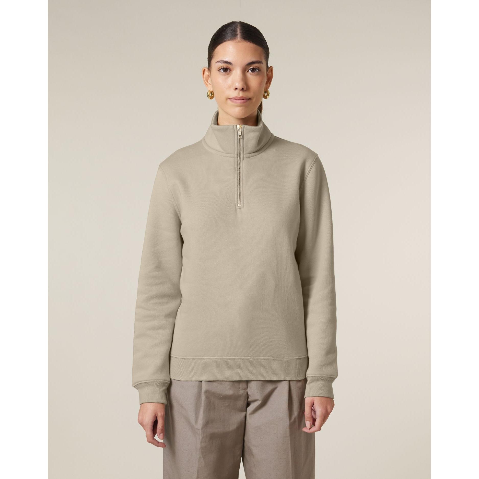 Bluză unisex cu fermoar 1/4 Trucker 2.0 Desert Dust XL