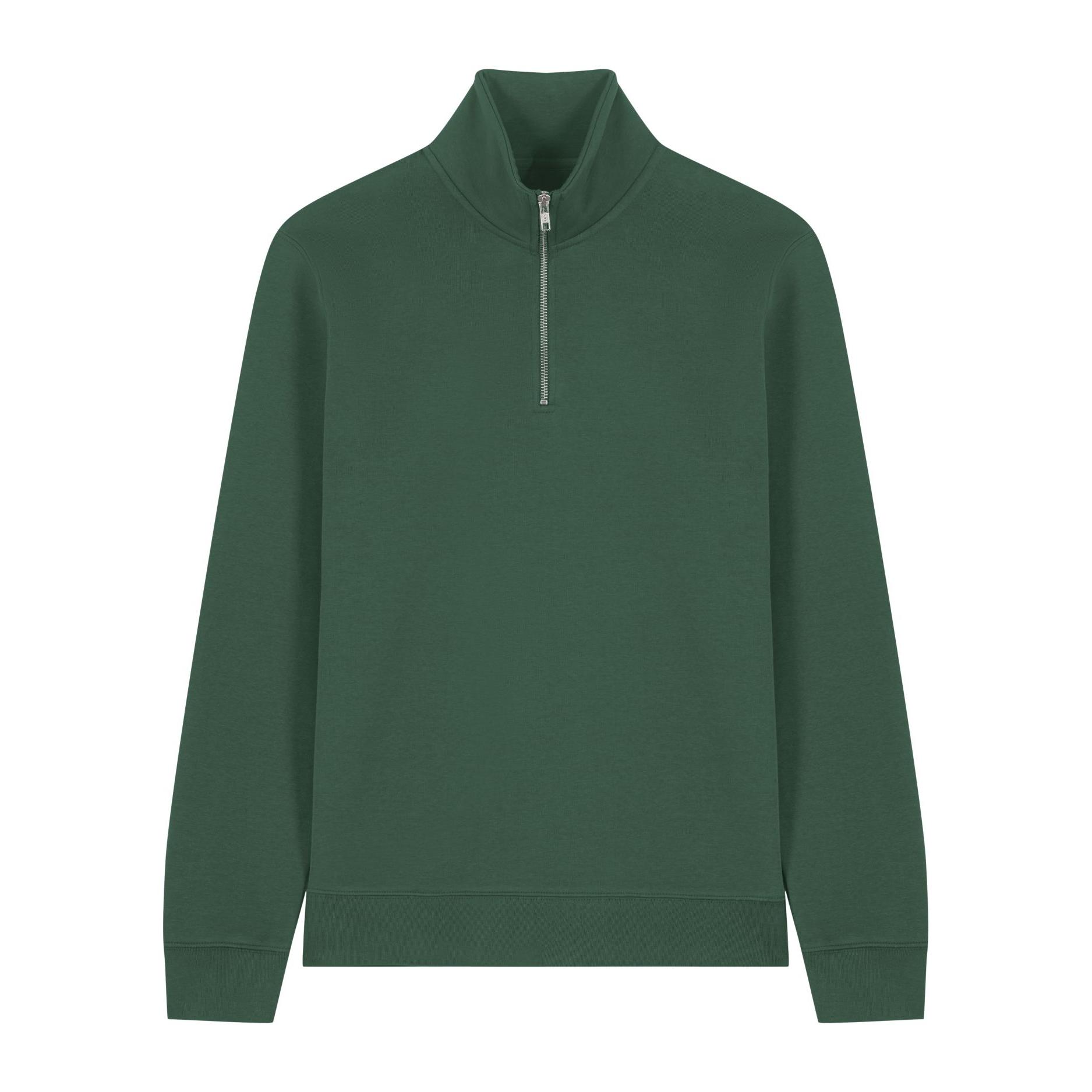 Bluză unisex cu fermoar 1/4 Trucker 2.0 Bottle Green 3XL