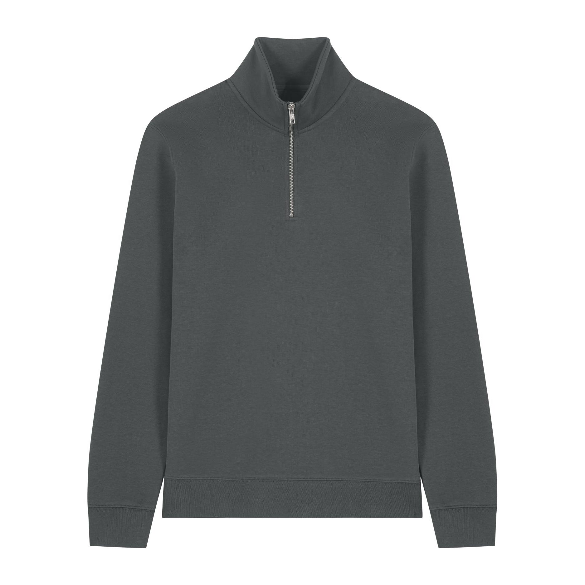 Bluză unisex cu fermoar 1/4 Trucker 2.0 Anthracite M