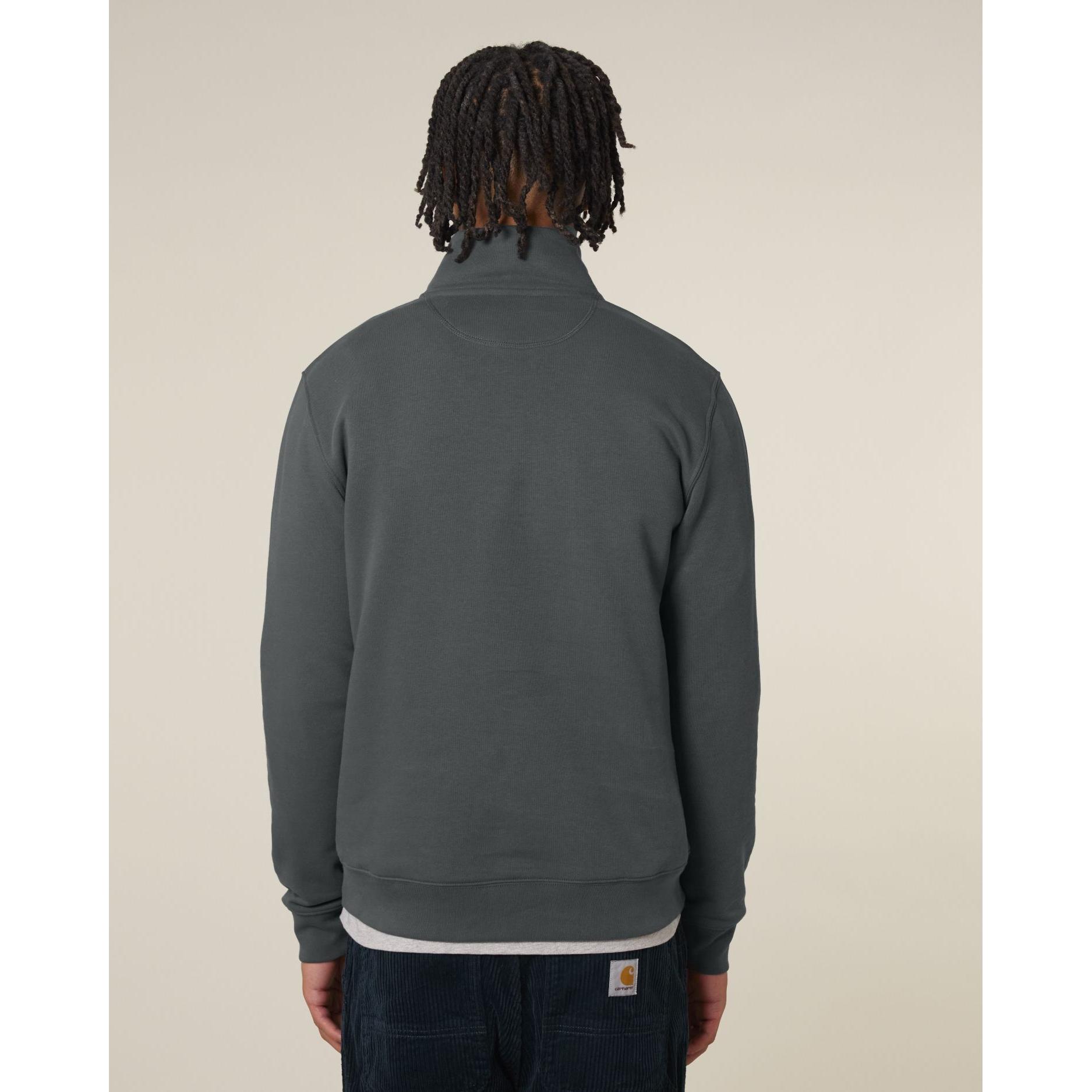 Bluză unisex cu fermoar 1/4 Trucker 2.0 Anthracite 5XL