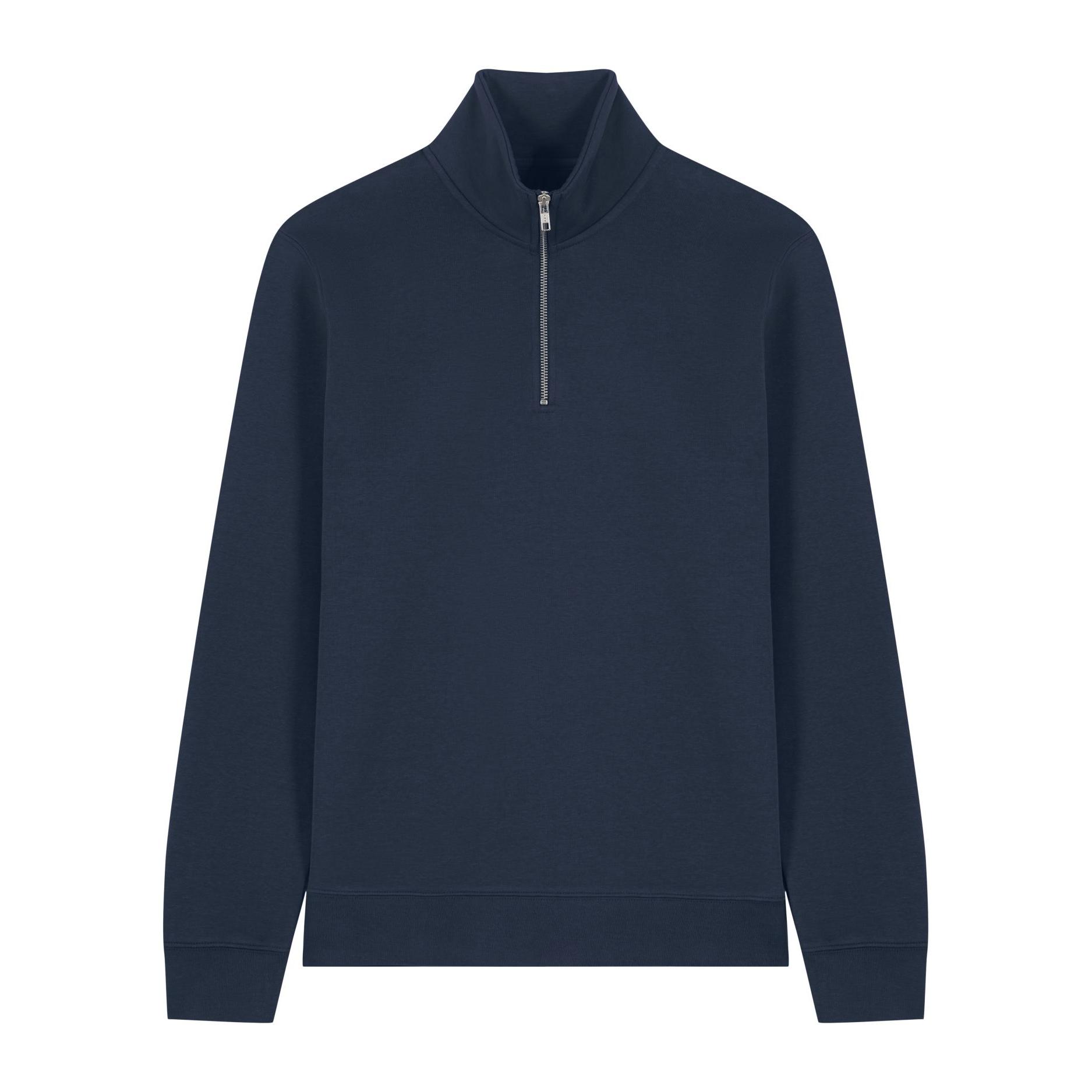 Bluză unisex cu fermoar 1/4 Trucker 2.0 French Navy