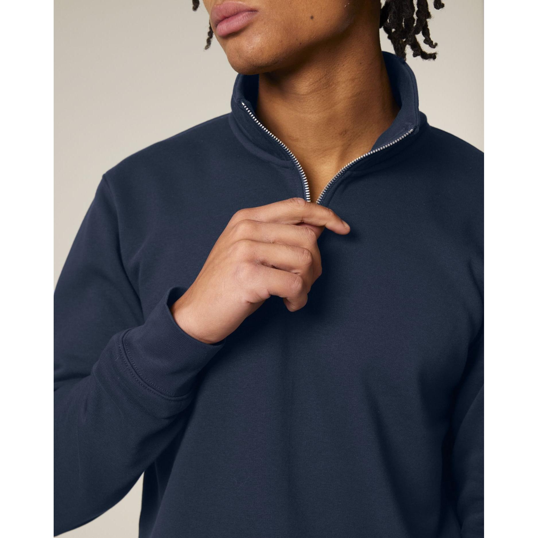 Bluză unisex cu fermoar 1/4 Trucker 2.0 French Navy 3XL
