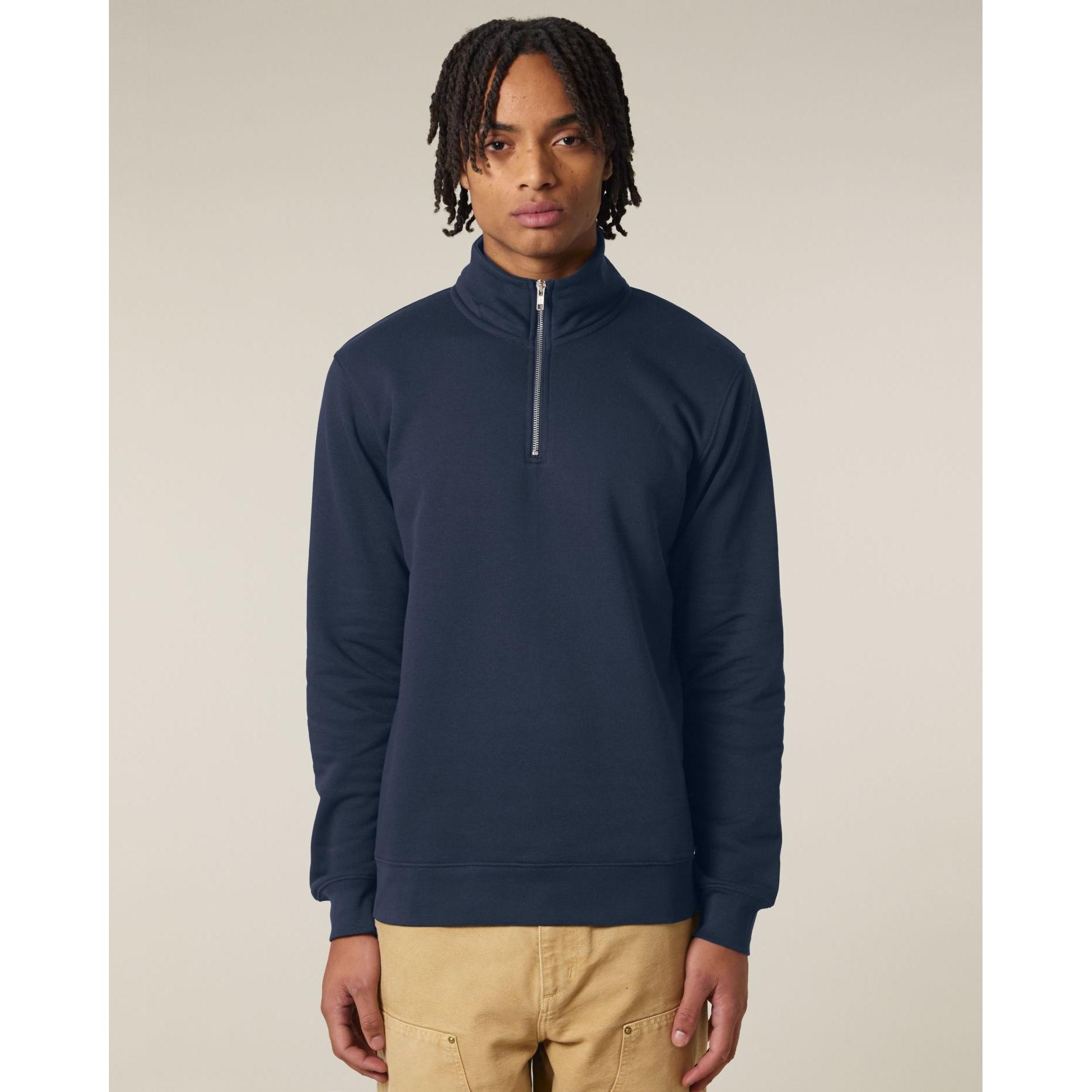 Bluză unisex cu fermoar 1/4 Trucker 2.0 French Navy 3XL