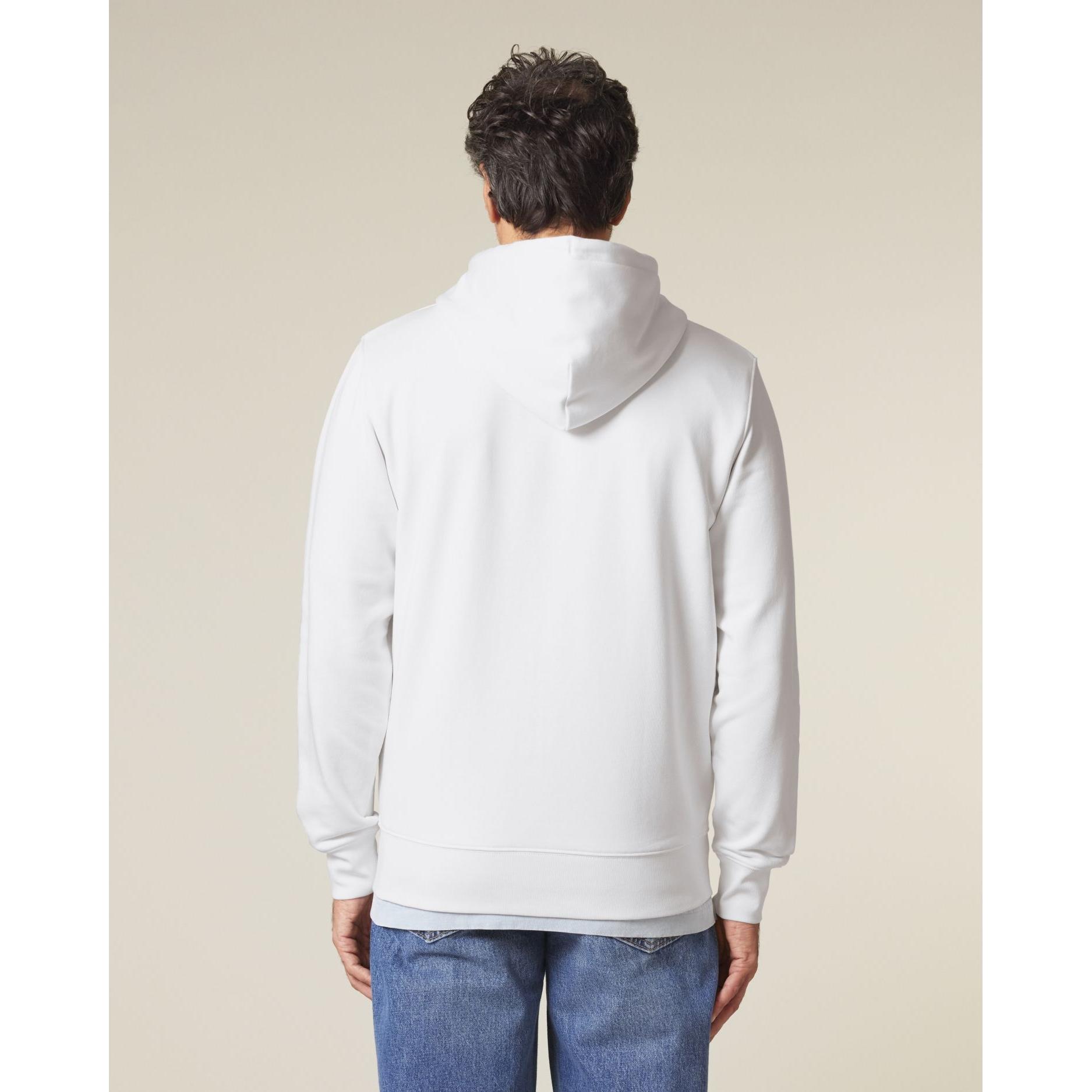 Hanorac cu fermoar unisex Connector 2.0 White XL