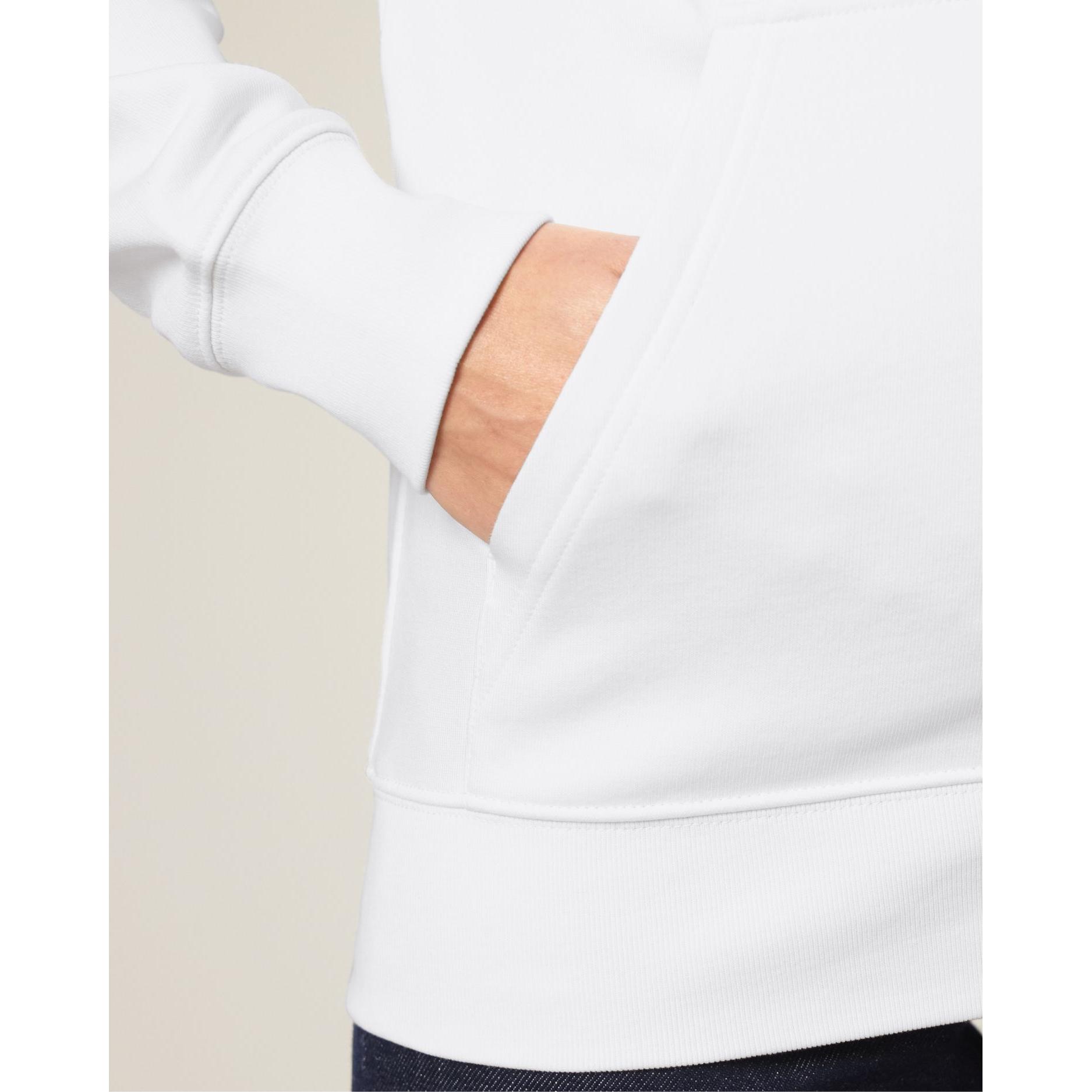 Hanorac cu fermoar unisex Connector 2.0 White XL