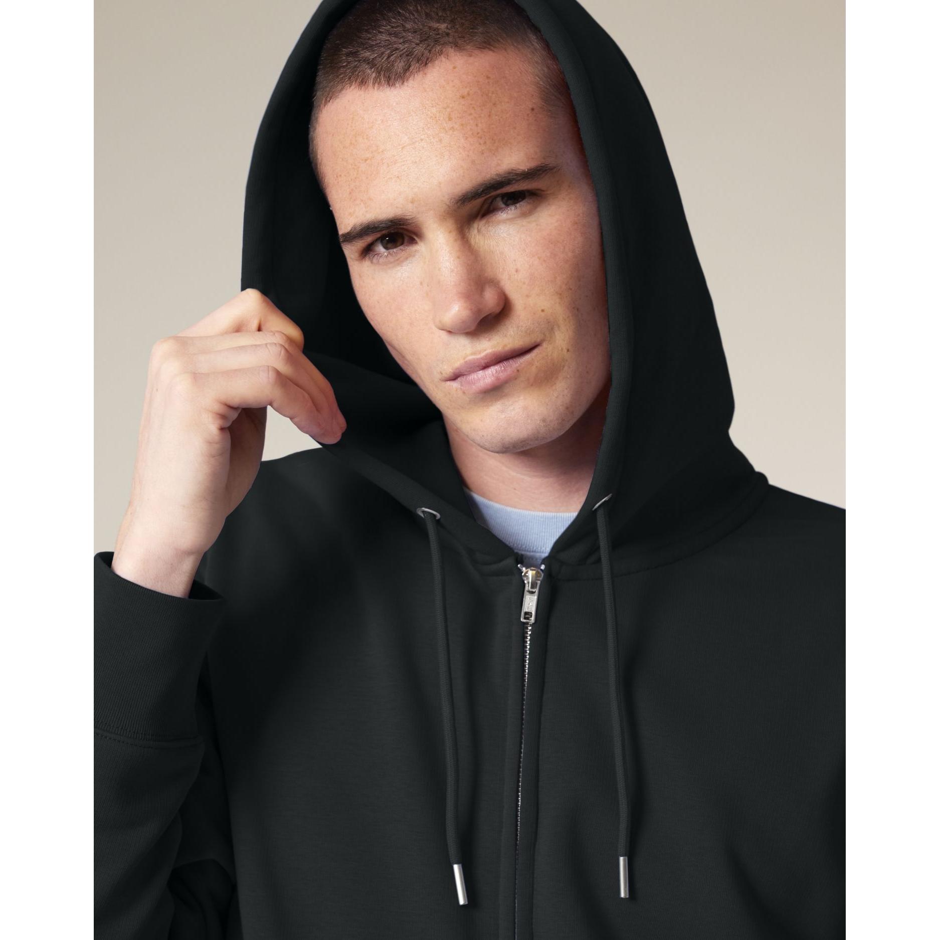 Hanorac cu fermoar unisex Connector 2.0 Black S