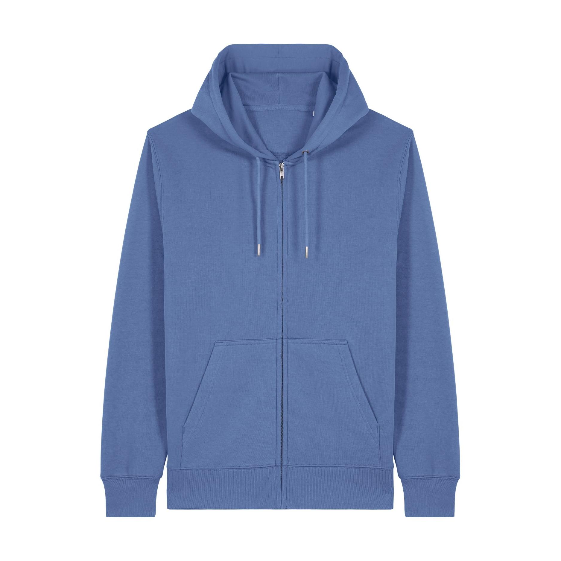 Hanorac cu fermoar unisex Connector 2.0 Bright Blue