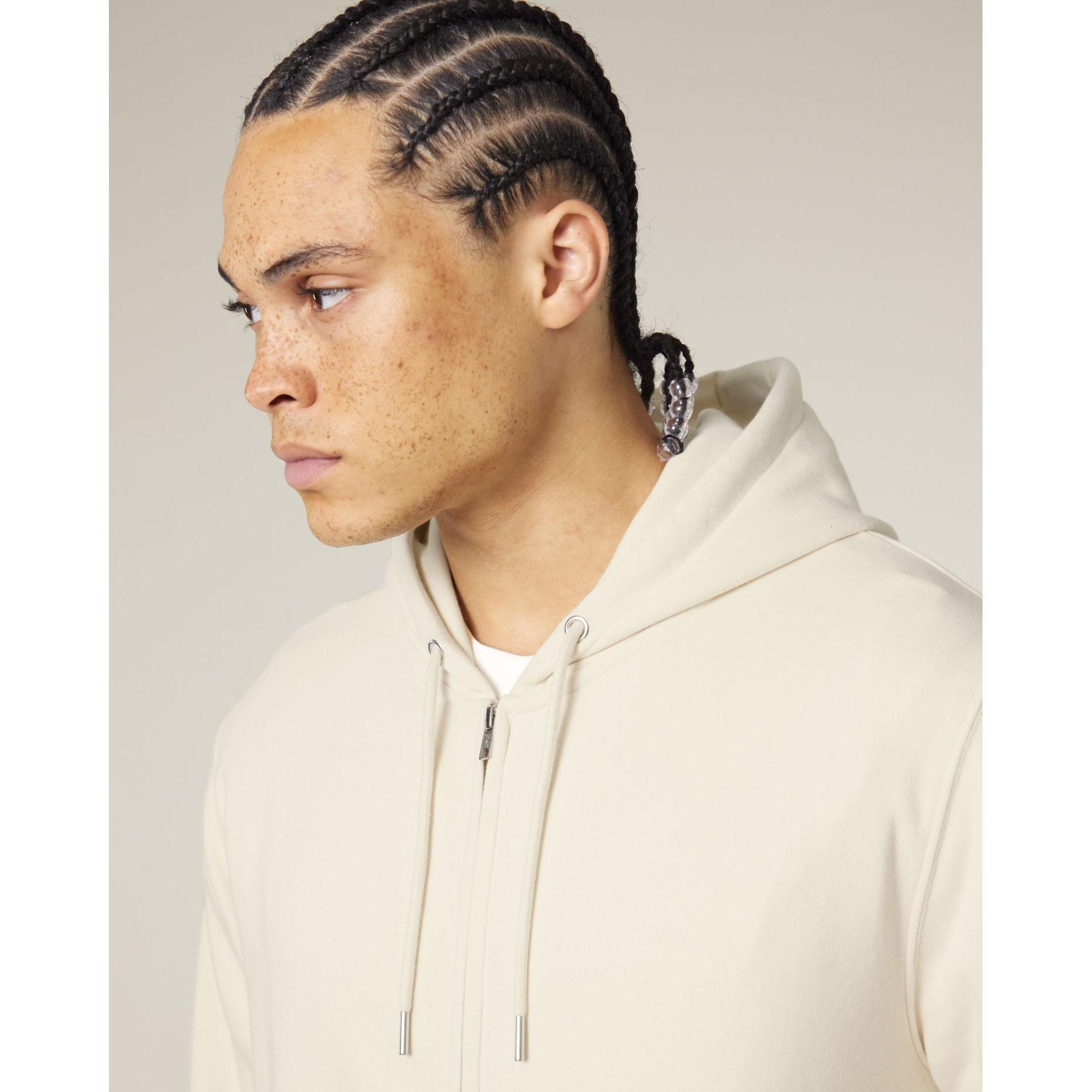 Hanorac cu fermoar unisex Connector 2.0 Natural Raw 3XL