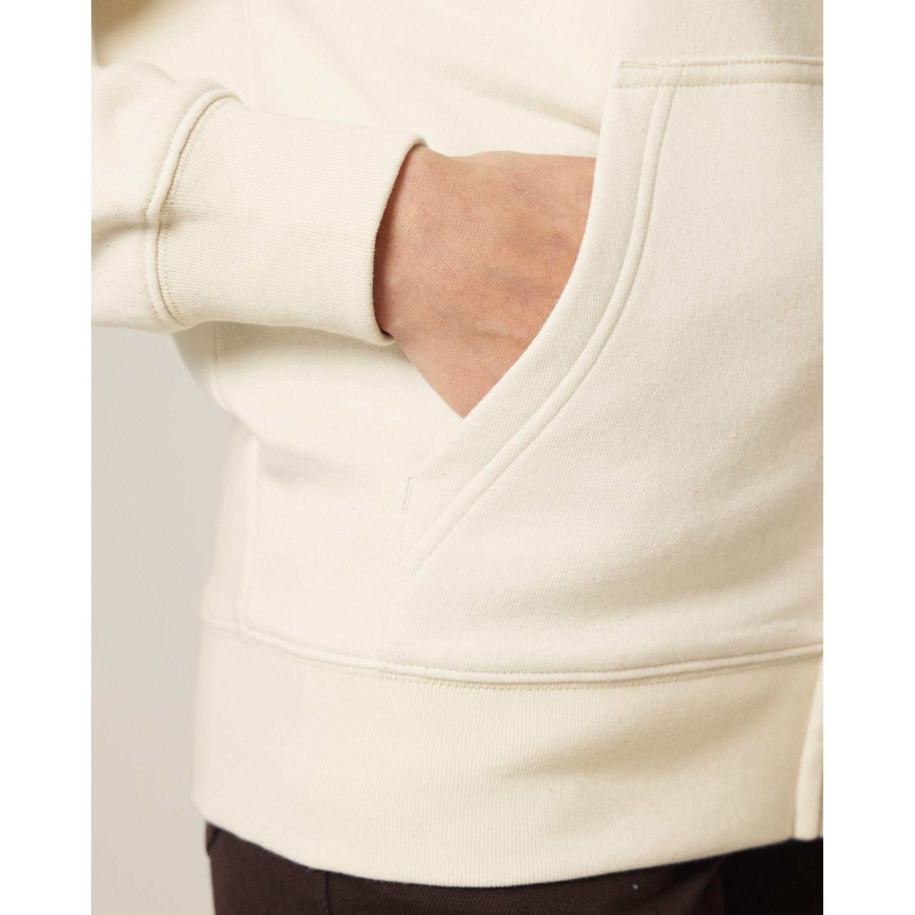 Hanorac cu fermoar unisex Connector 2.0 Natural Raw 3XL