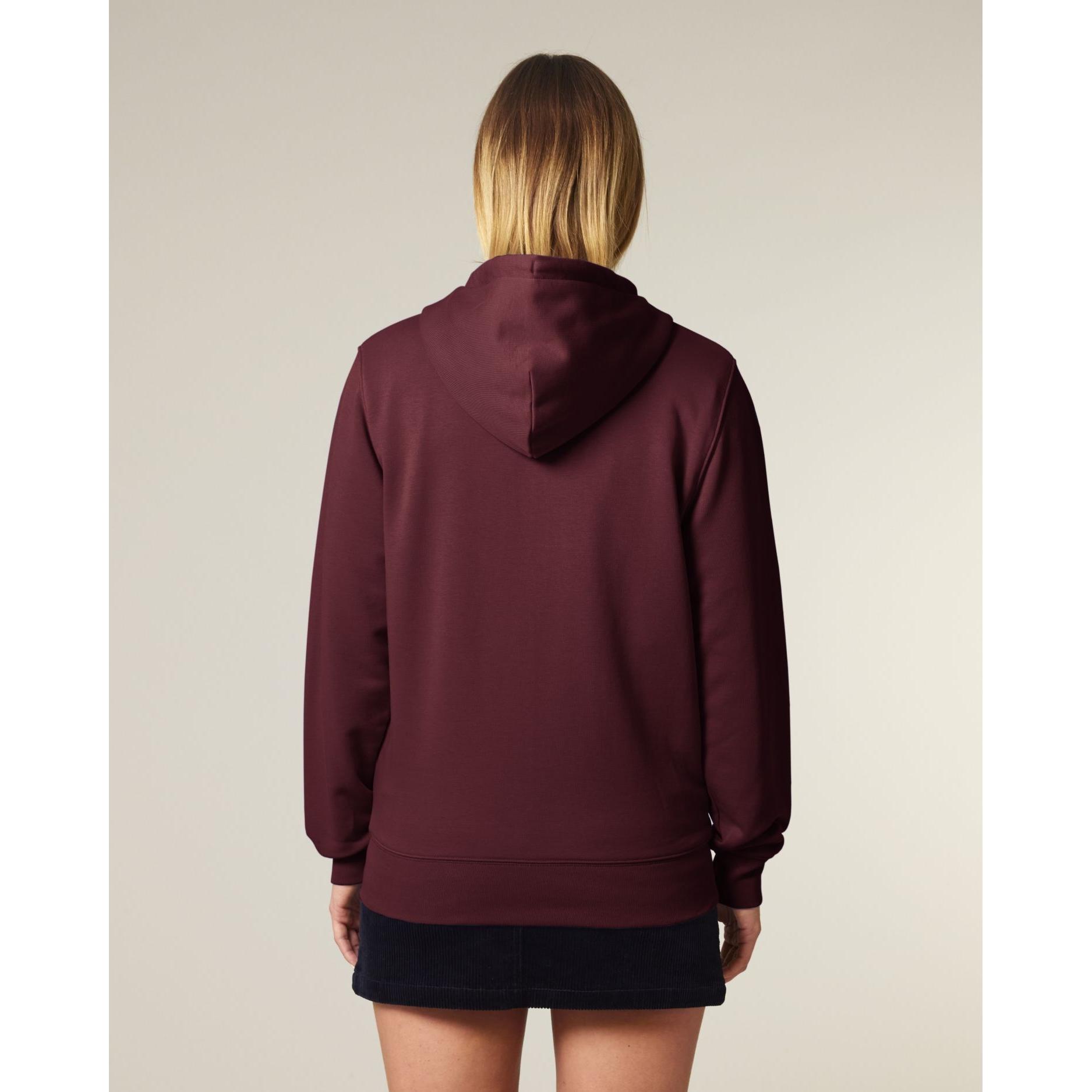 Hanorac cu fermoar unisex Connector 2.0 Burgundy M