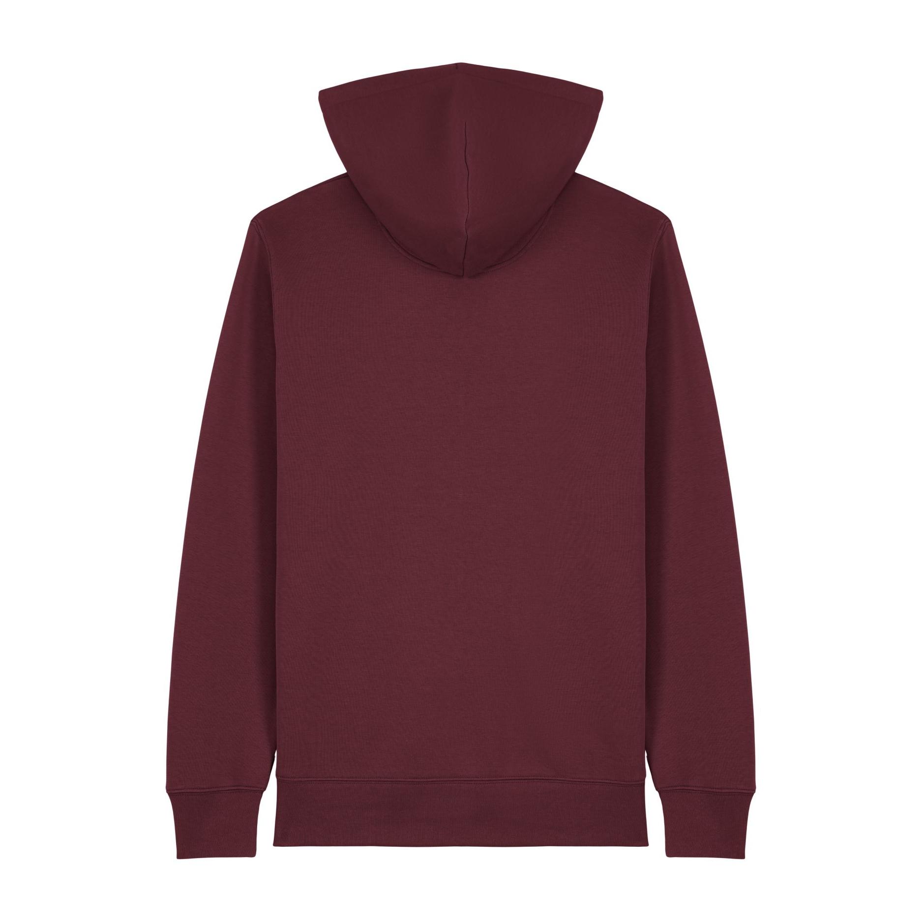 Hanorac cu fermoar unisex Connector 2.0 Burgundy M