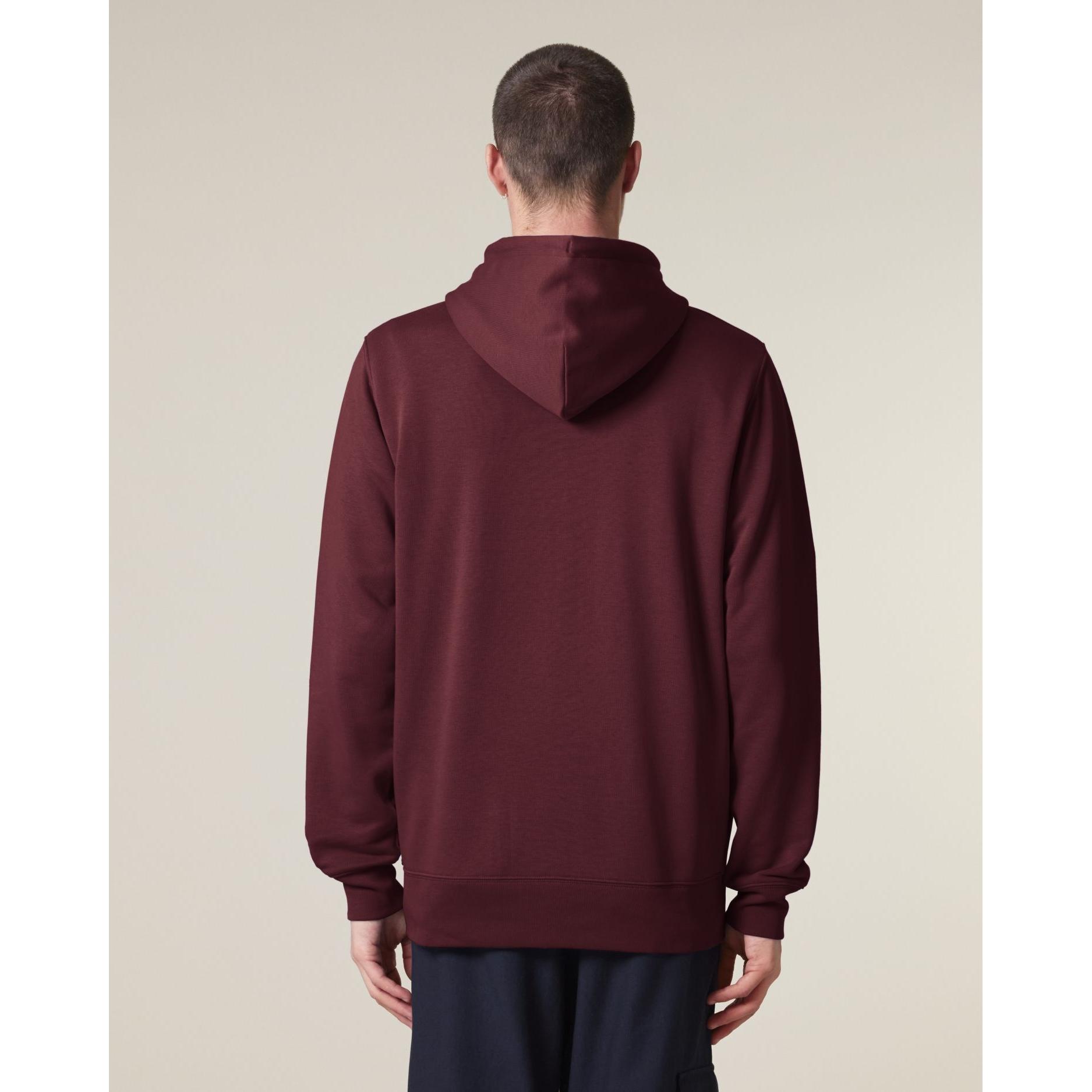 Hanorac cu fermoar unisex Connector 2.0 Burgundy M