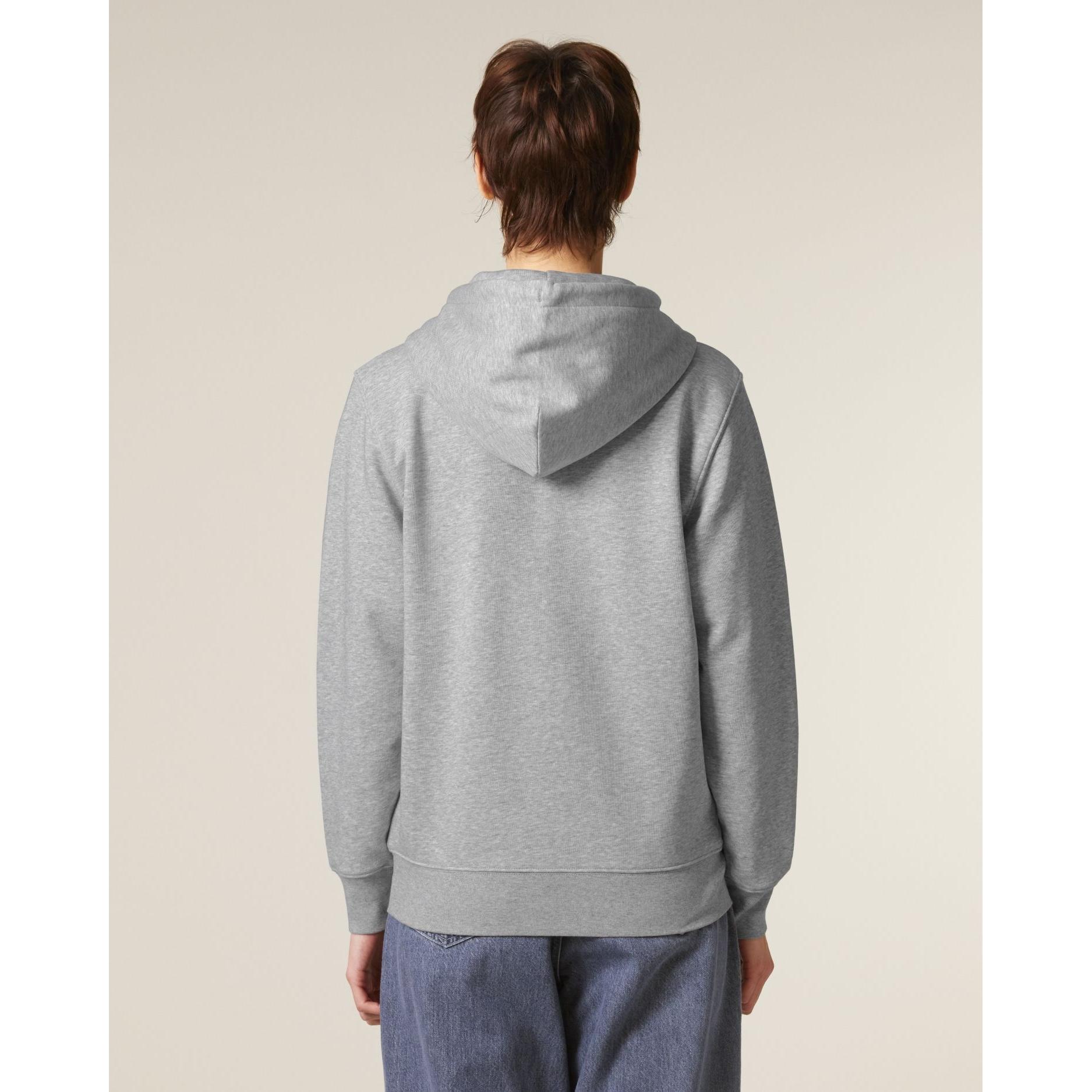 Hanorac cu fermoar unisex Connector 2.0 Heather Grey S