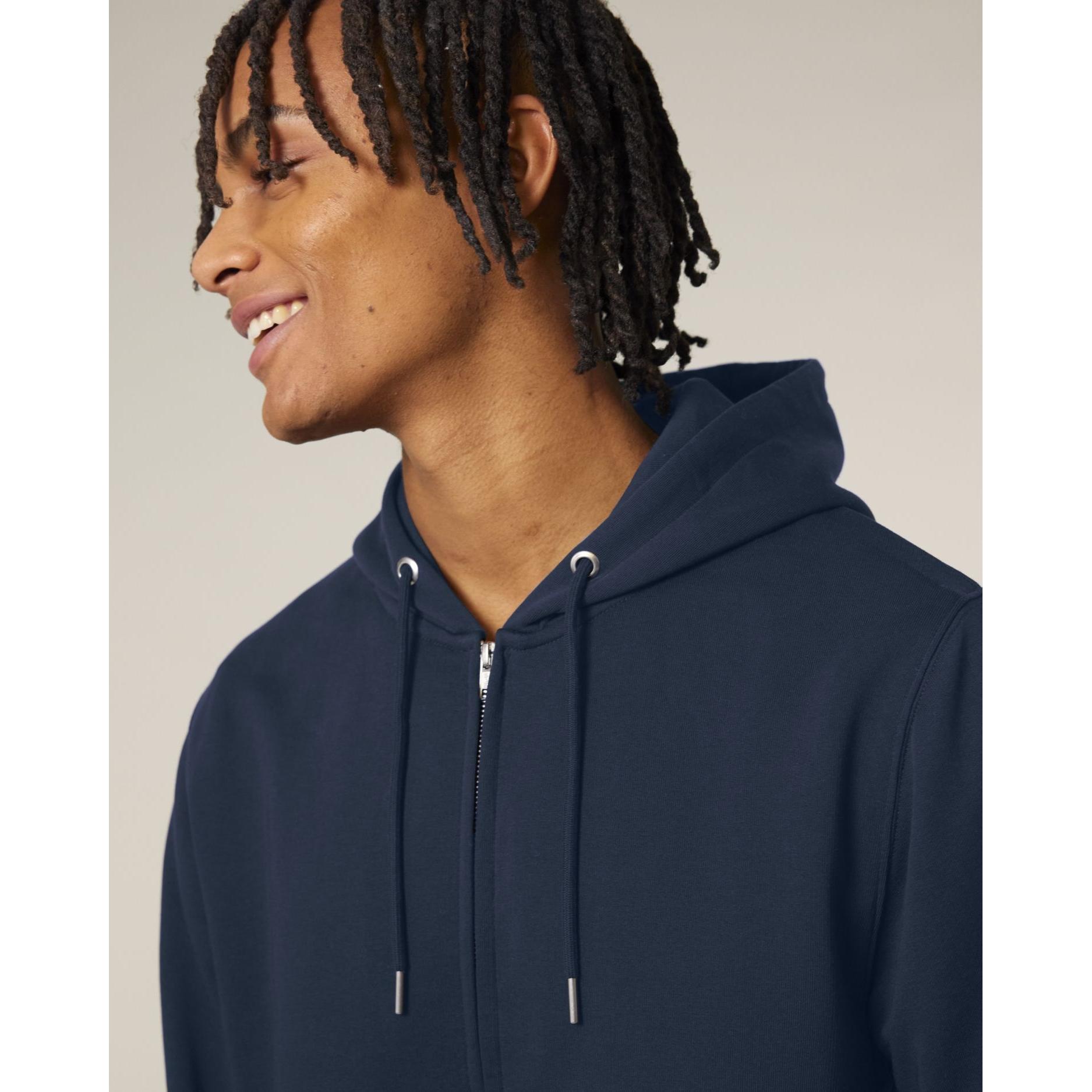 Hanorac cu fermoar unisex Connector 2.0 French Navy XS