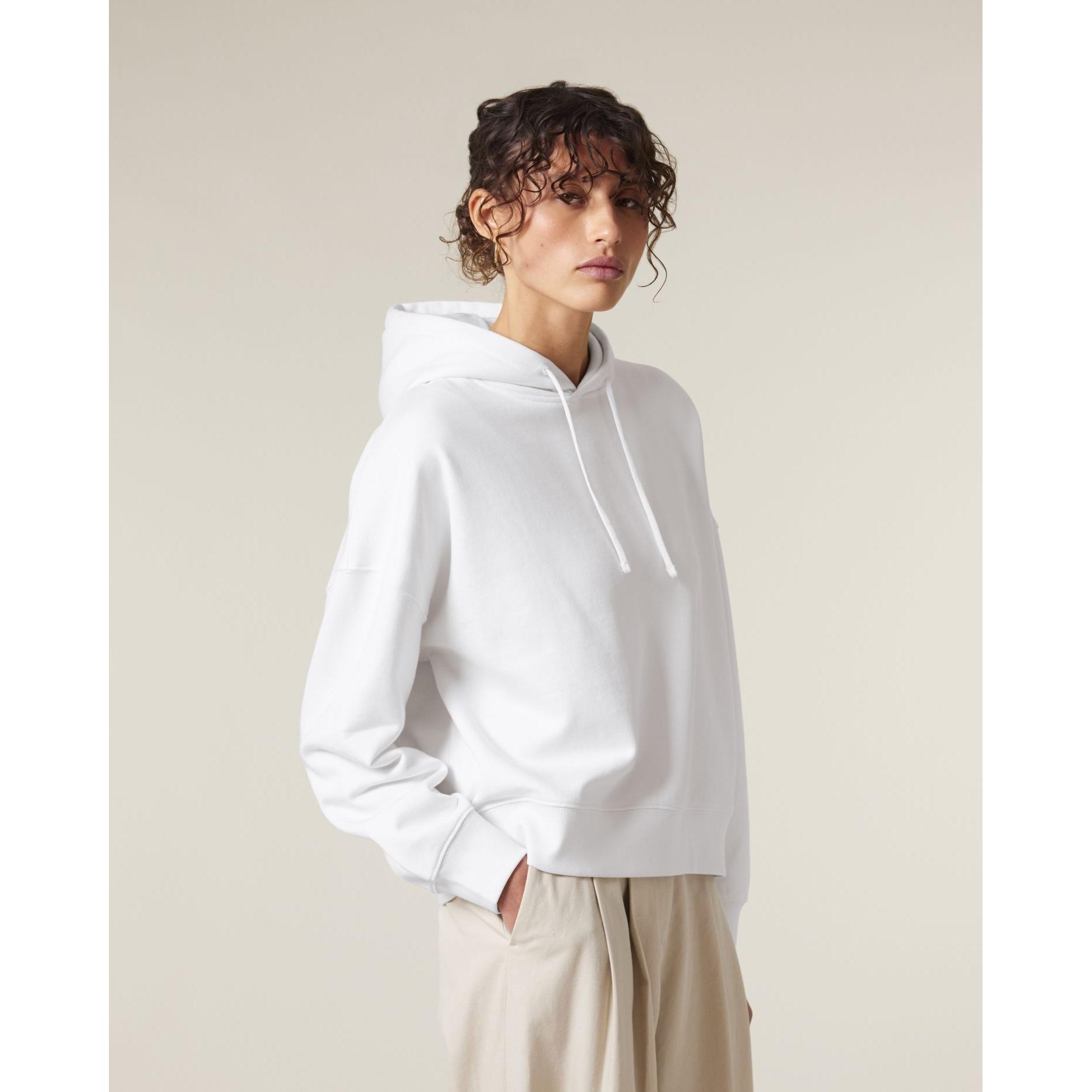 Hanorac pentru femei Stella Nora White L