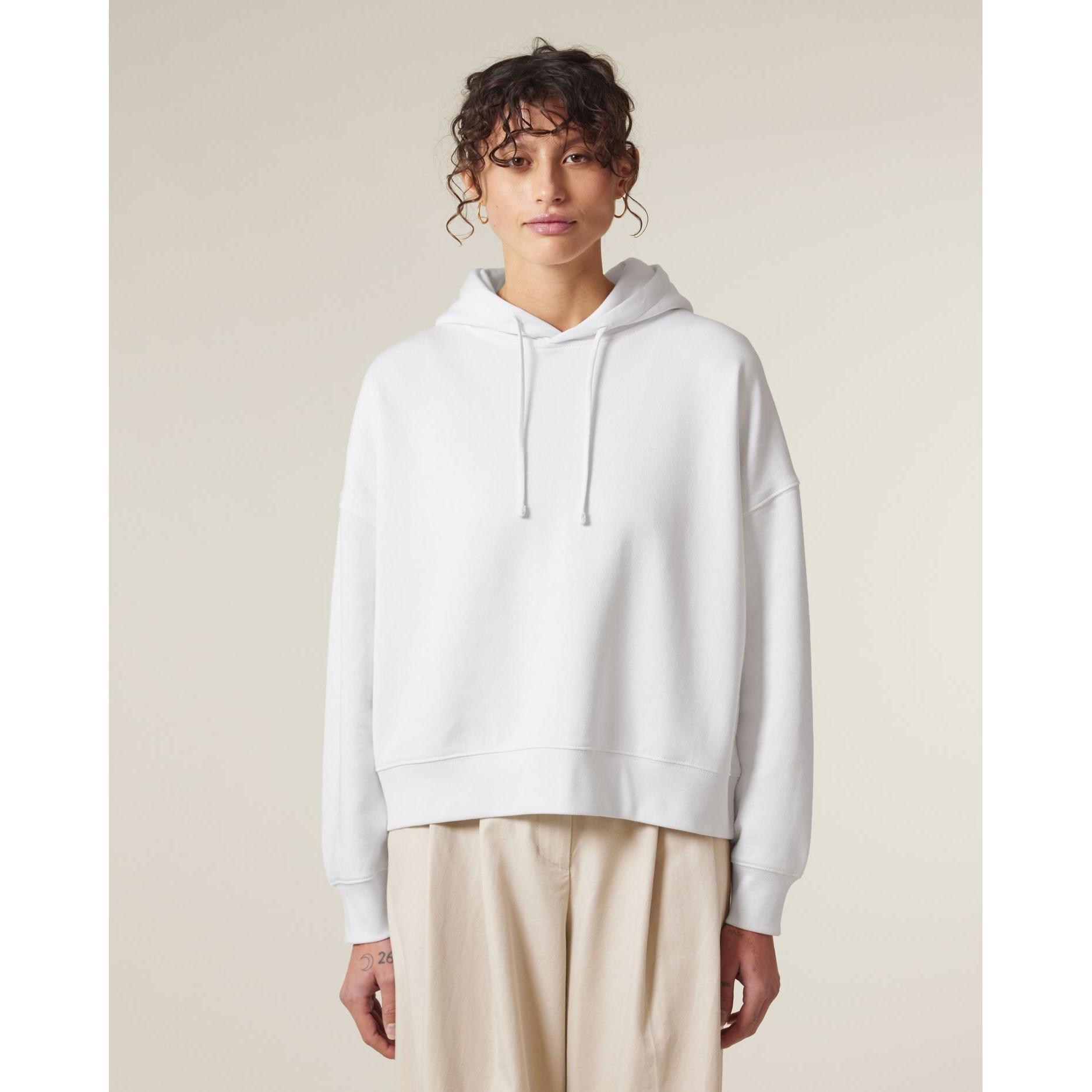 Hanorac pentru femei Stella Nora White L