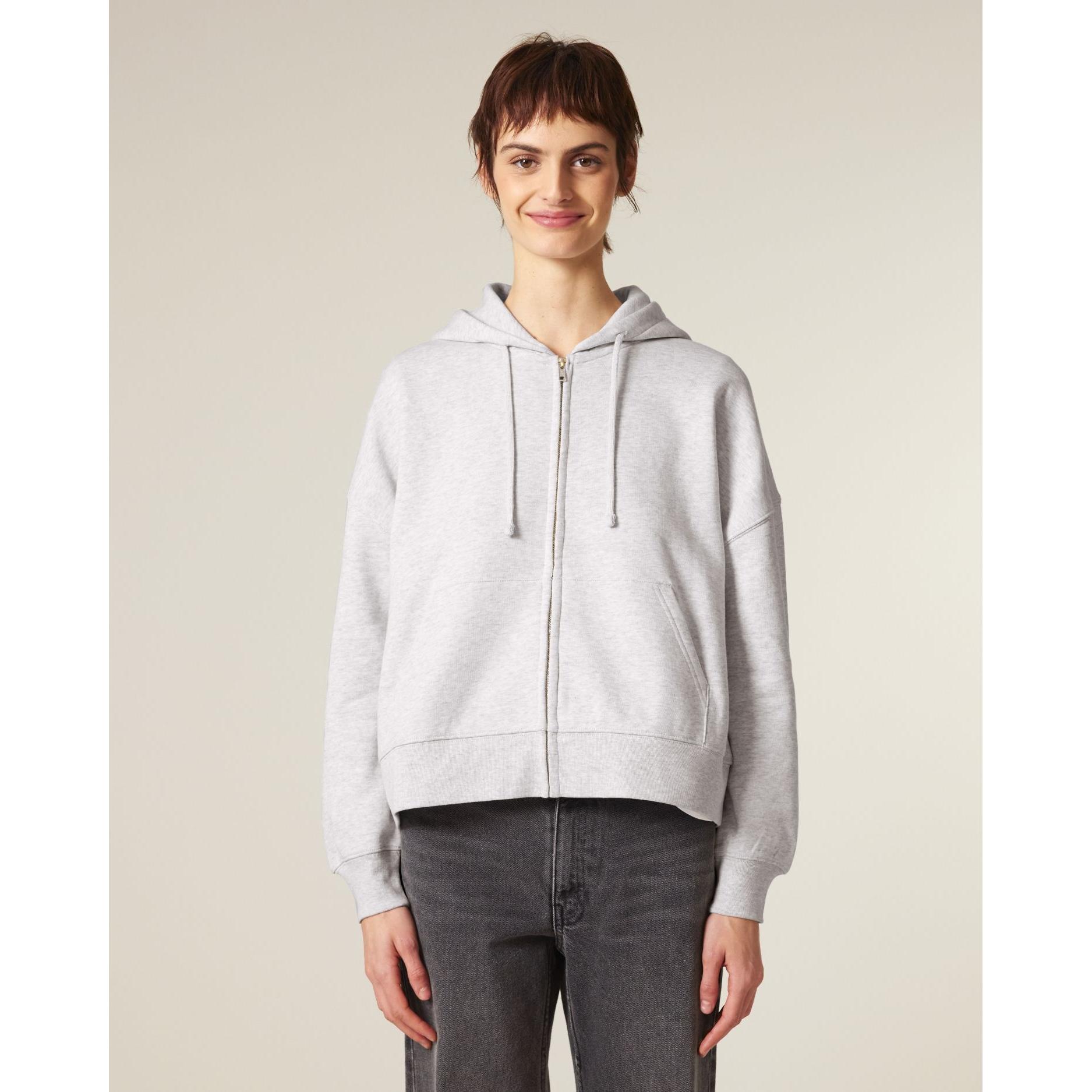 Hanorac cu fermoar pentru femei Stella Ida Cool Heather Grey XS