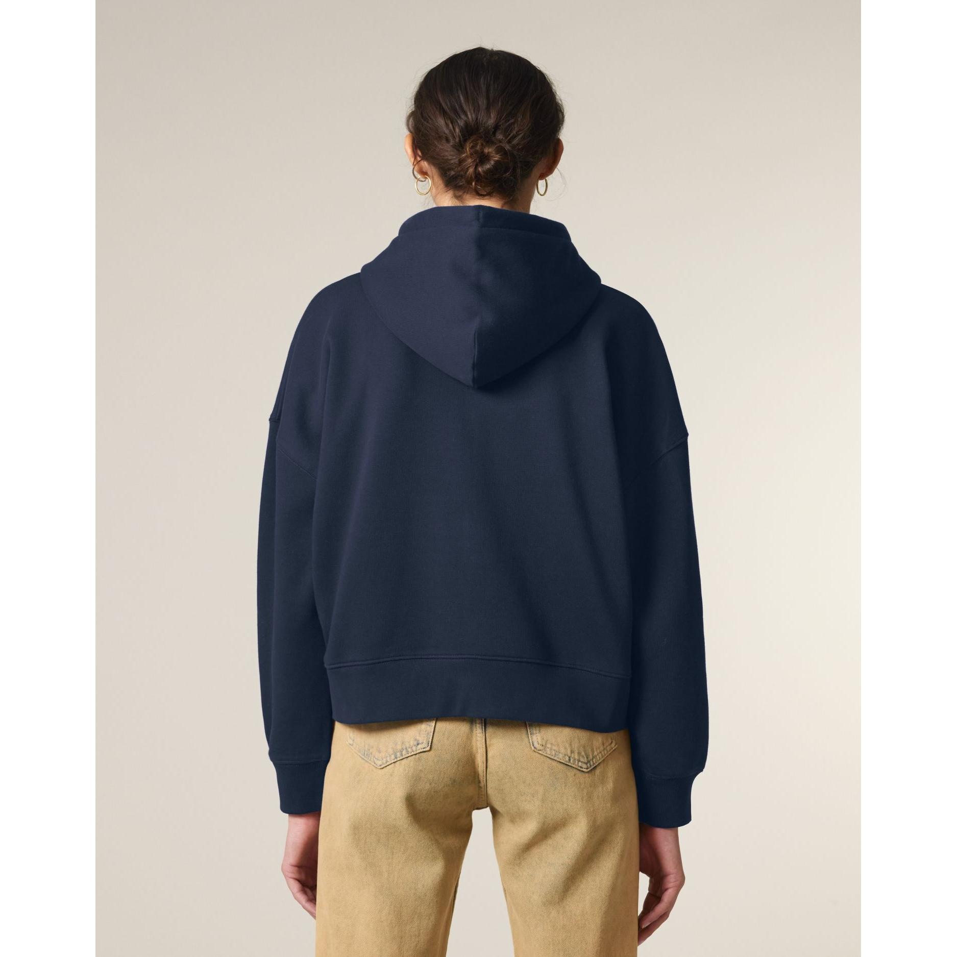 Hanorac cu fermoar pentru femei Stella Ida French Navy XL