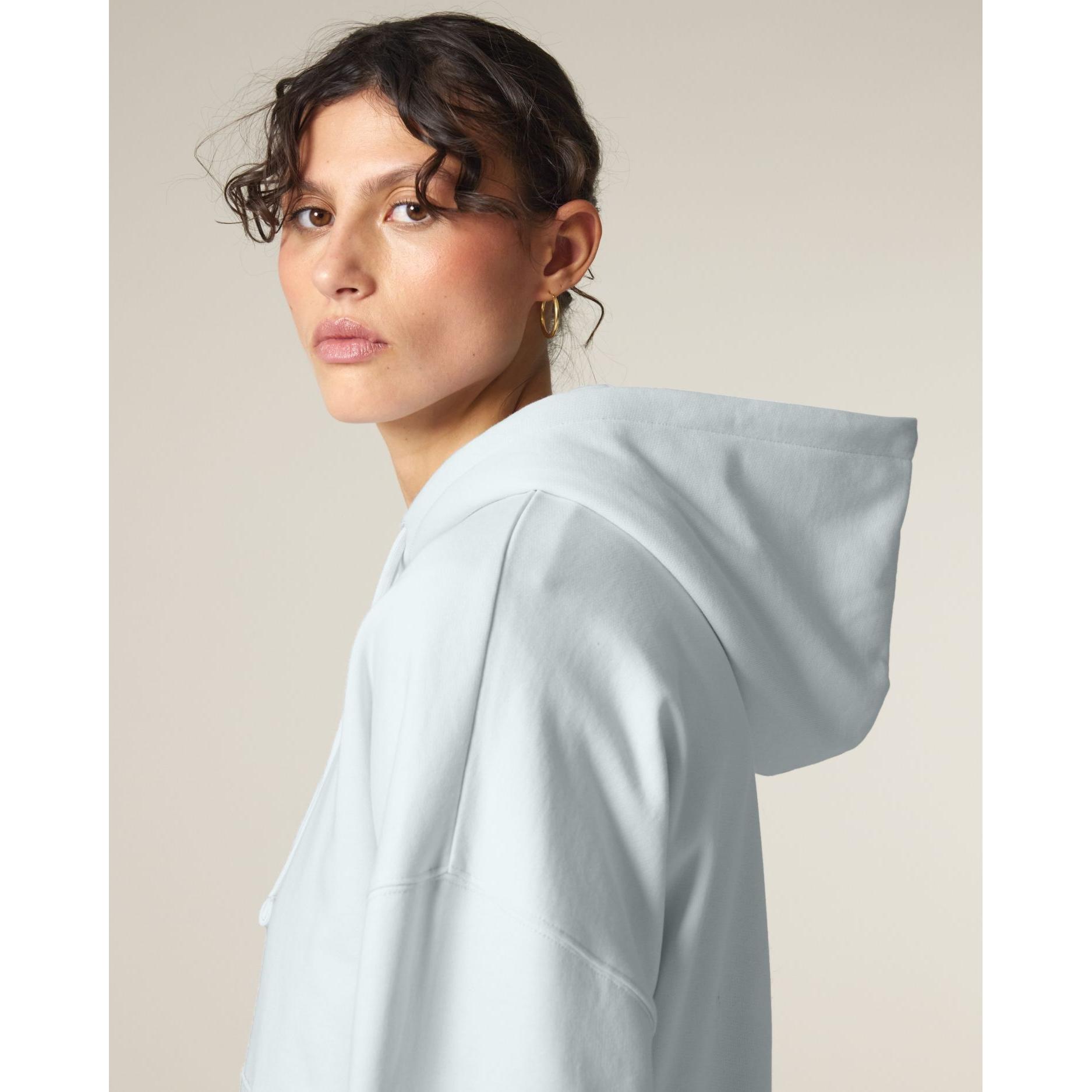 Hanorac cu fermoar pentru femei Stella Ida Blue Ice XXL