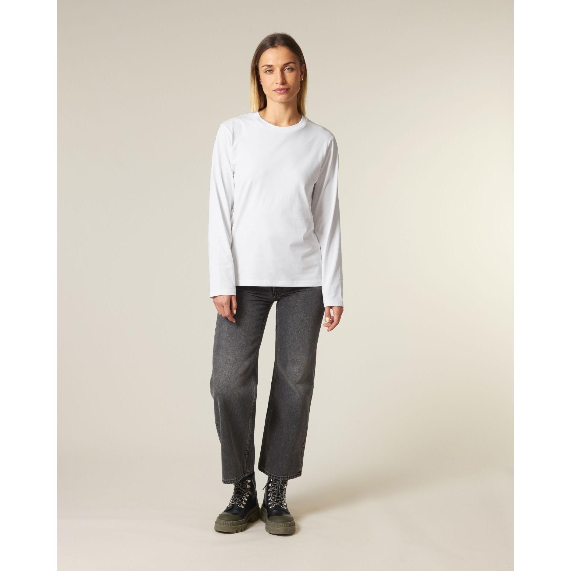 Tricou unisex cu mânecă lungă Creator 2.0 White 3XL