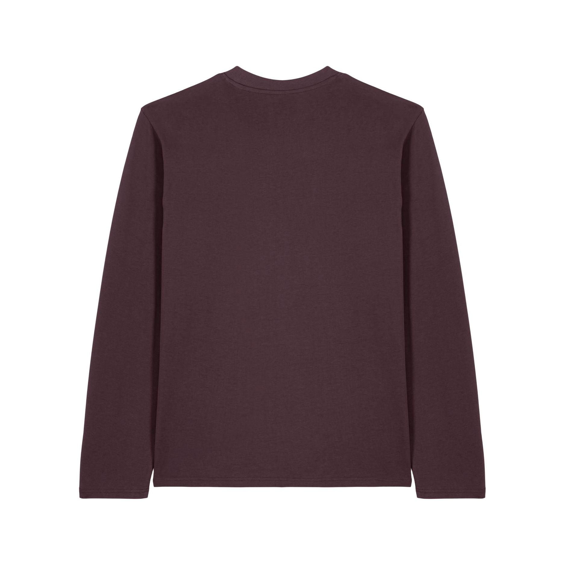 Tricou unisex cu mânecă lungă Creator 2.0 Red Brown