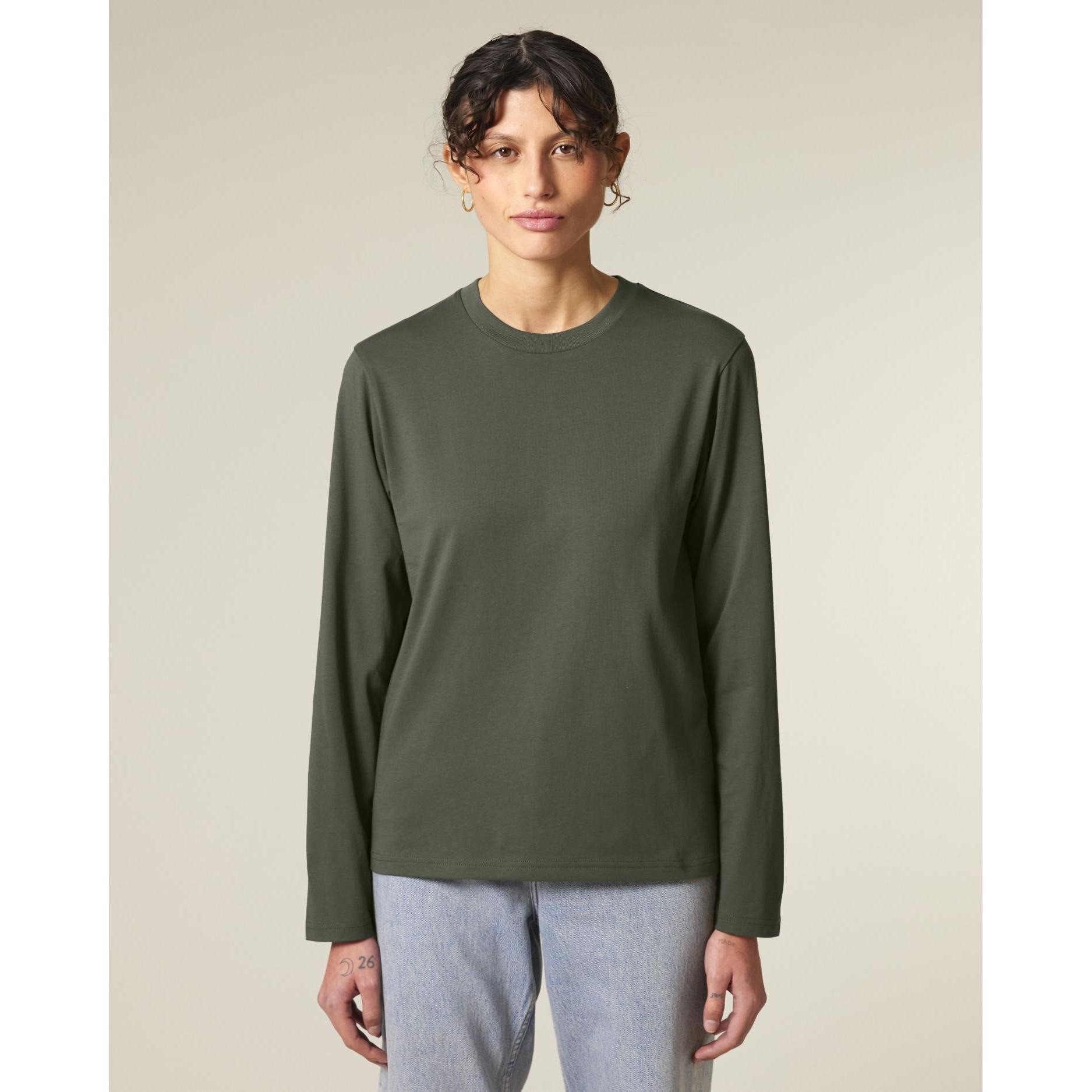 Tricou unisex cu mânecă lungă Creator 2.0 Khaki M