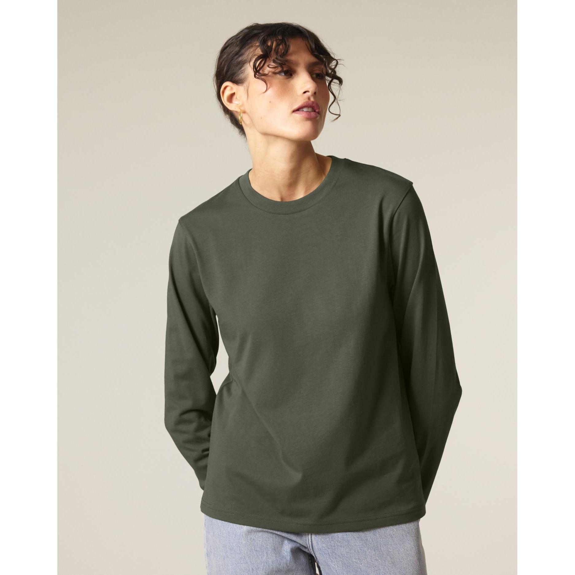 Tricou unisex cu mânecă lungă Creator 2.0 Khaki M