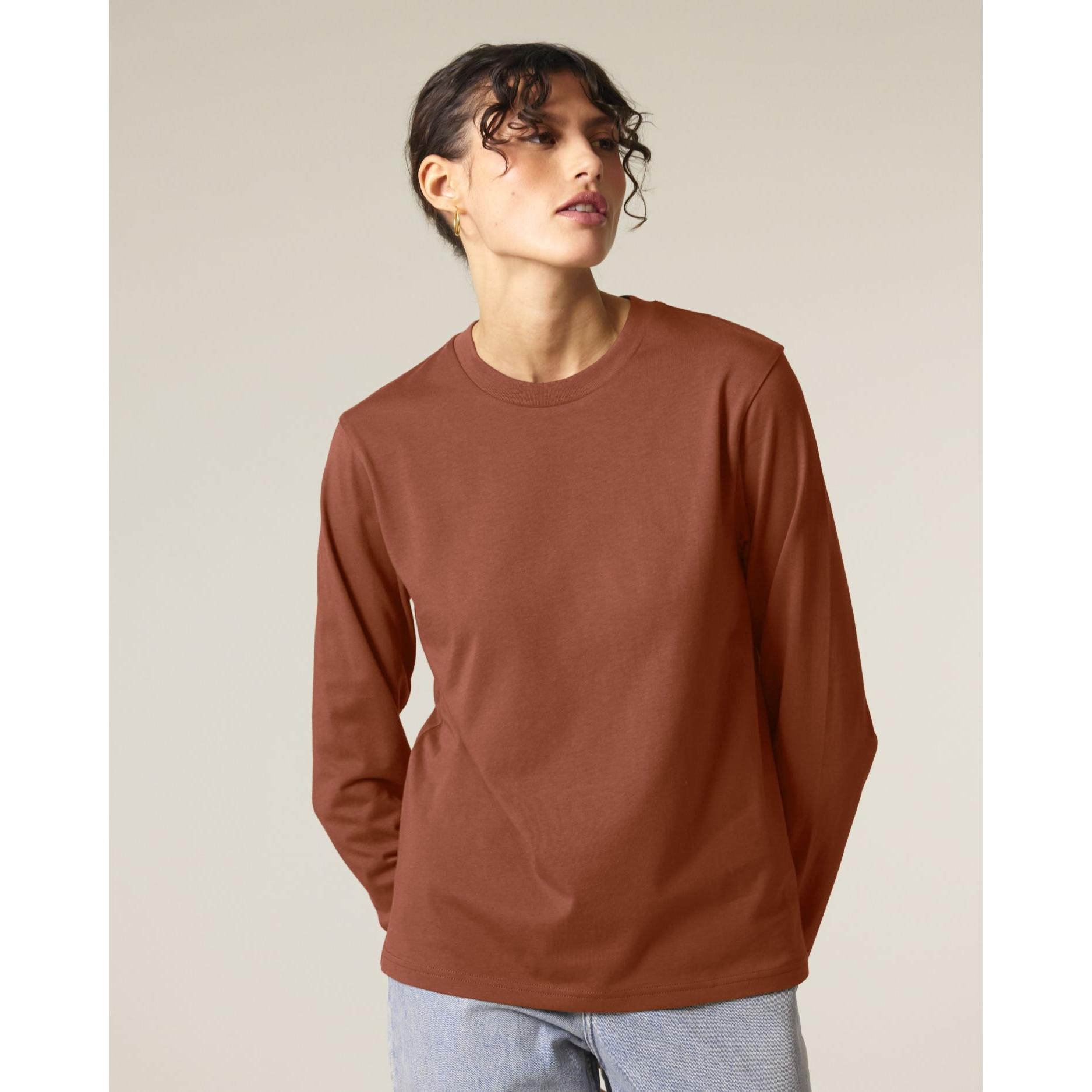 Tricou unisex cu mânecă lungă Creator 2.0 Heritage Brown M